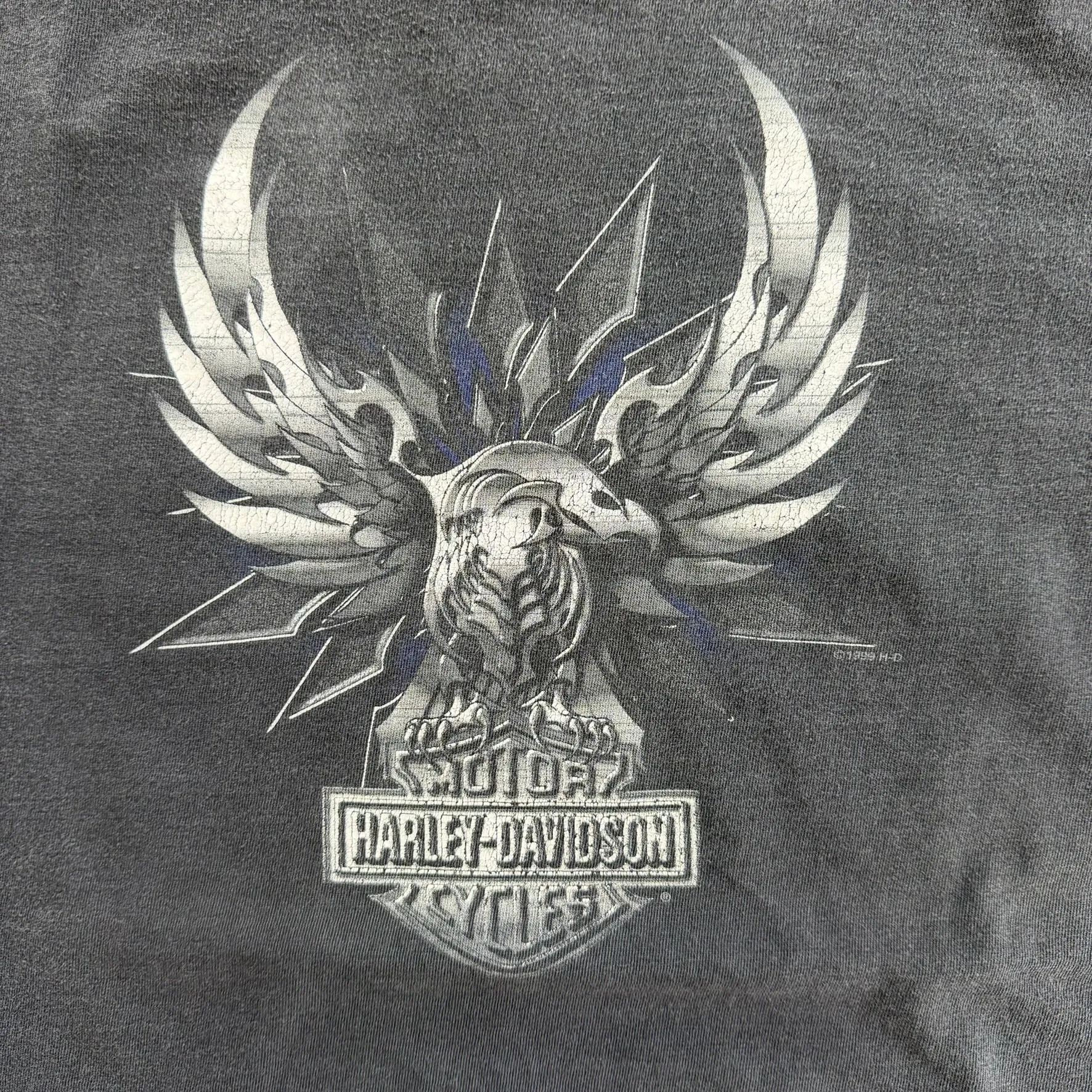 J- Vintage '99 Harley Davidson Chicago Illinois Made In USA Long Sleeve Tee - 2XL sold by HG Vintage product image thumbnail 2