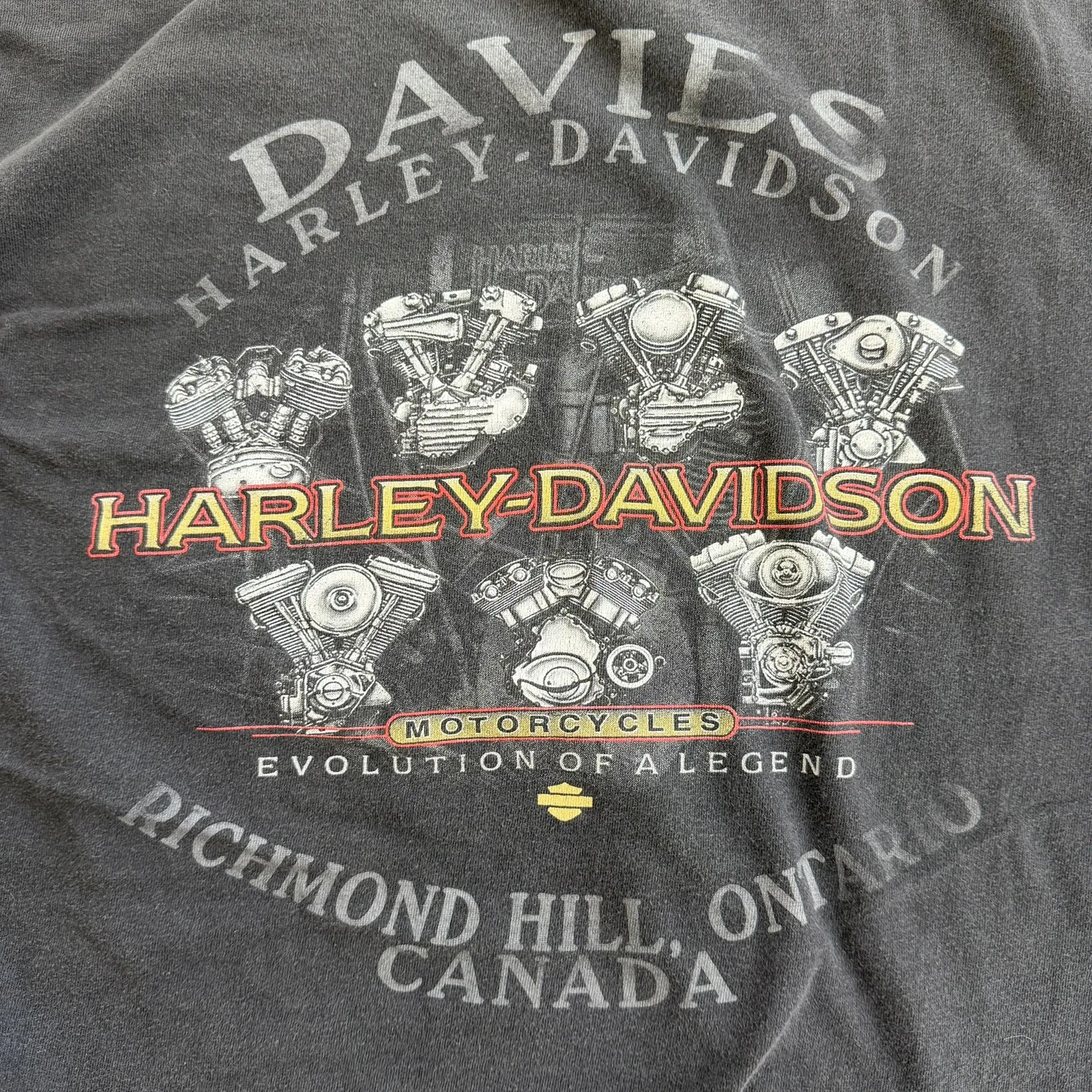 J- Vintage '03 Harley Davidson Richmond Hill Ontario 100 Years Strong Long Sleeve Tee - L sold by HG Vintage product image thumbnail 4