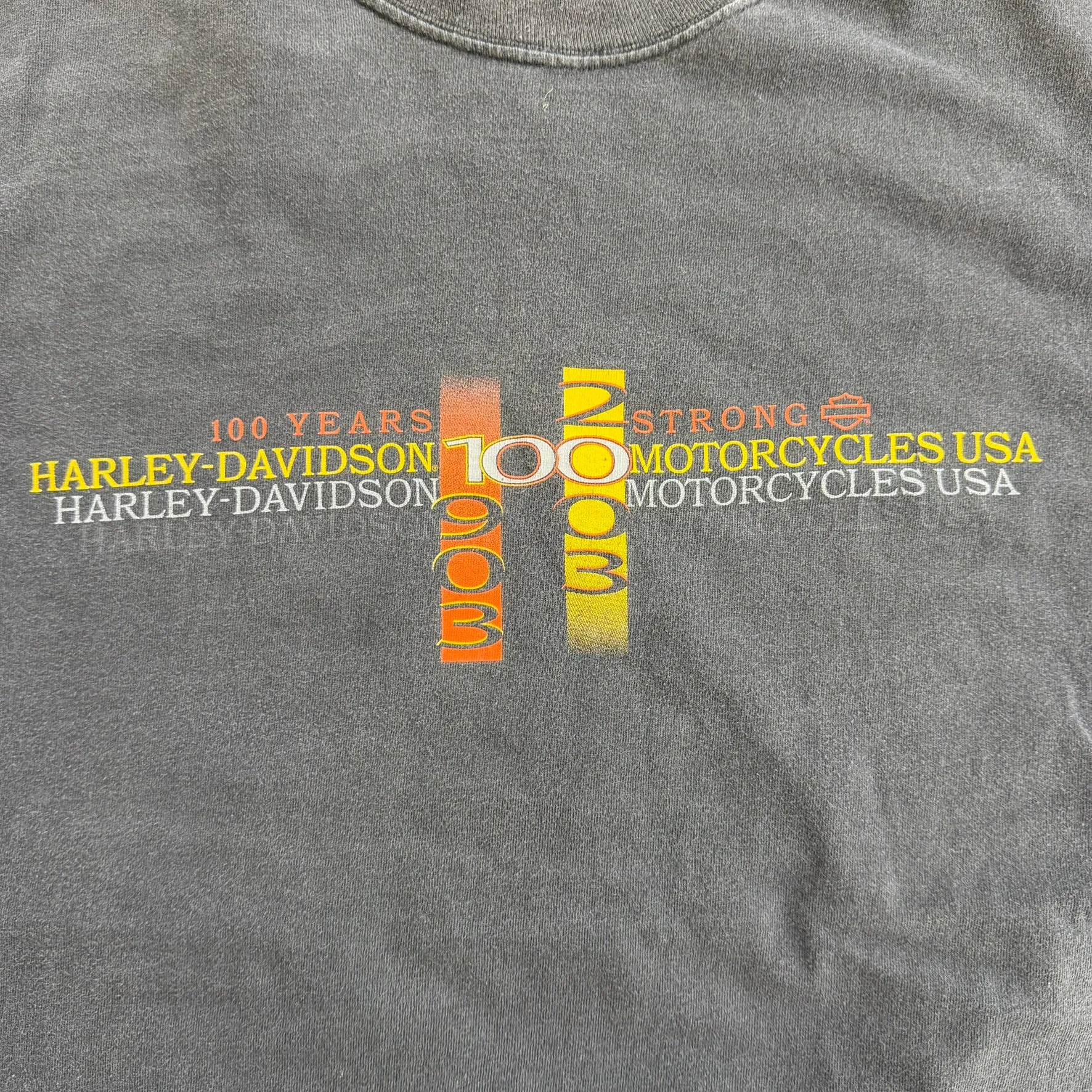 J- Vintage '03 Harley Davidson Richmond Hill Ontario 100 Years Strong Long Sleeve Tee - L sold by HG Vintage product image thumbnail 2