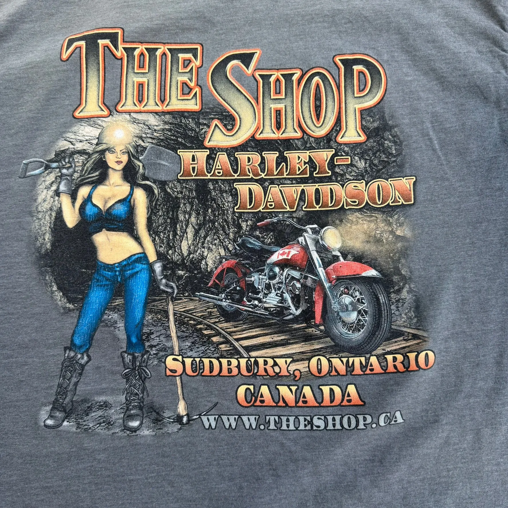 J- '11 Harley Davidson Sudbury Ontario Canada Graphic Tee - L sold by HG Vintage product image thumbnail 4
