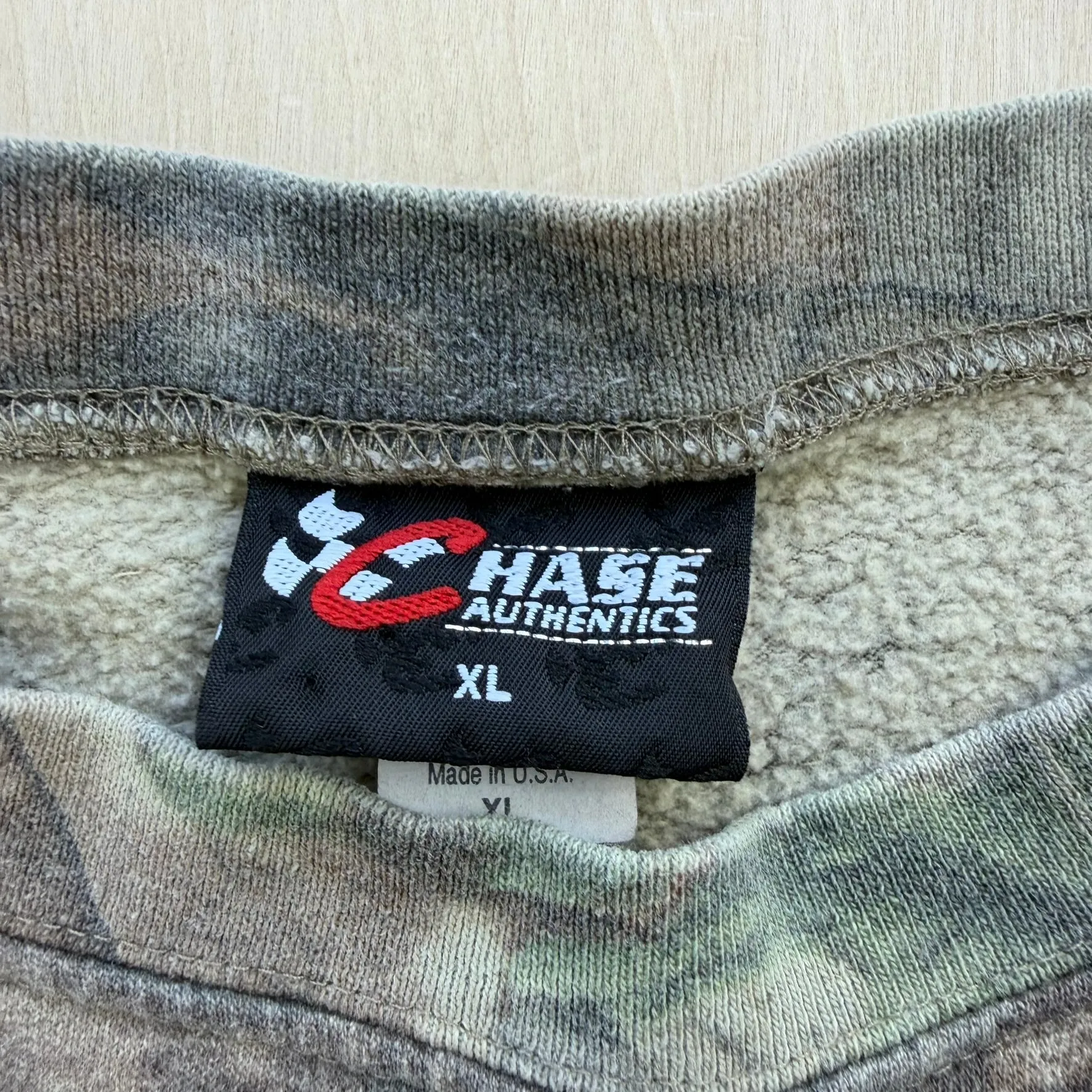 J- Vintage Nascar Dale Earnhardt Made In USA Real Tree Camo Crewneck - XL sold by HG Vintage product image thumbnail 3