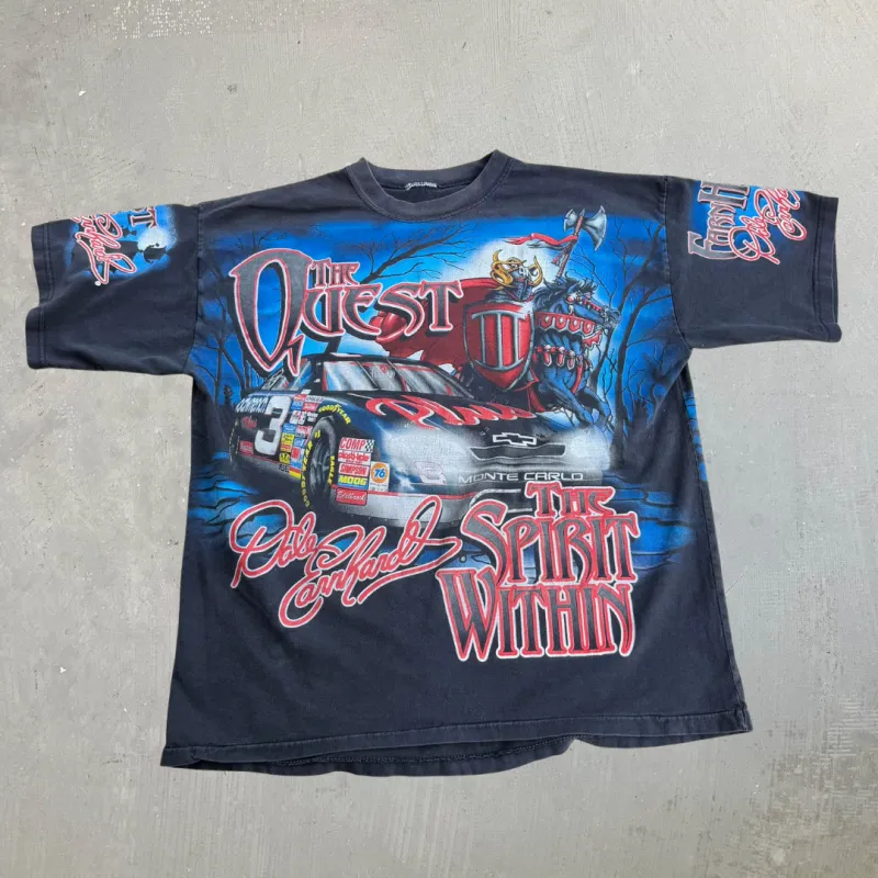 J- Vintage '98 Nascar Dale Earnhardt The Quest For The Spirit Within Tee - XL made by Nascar