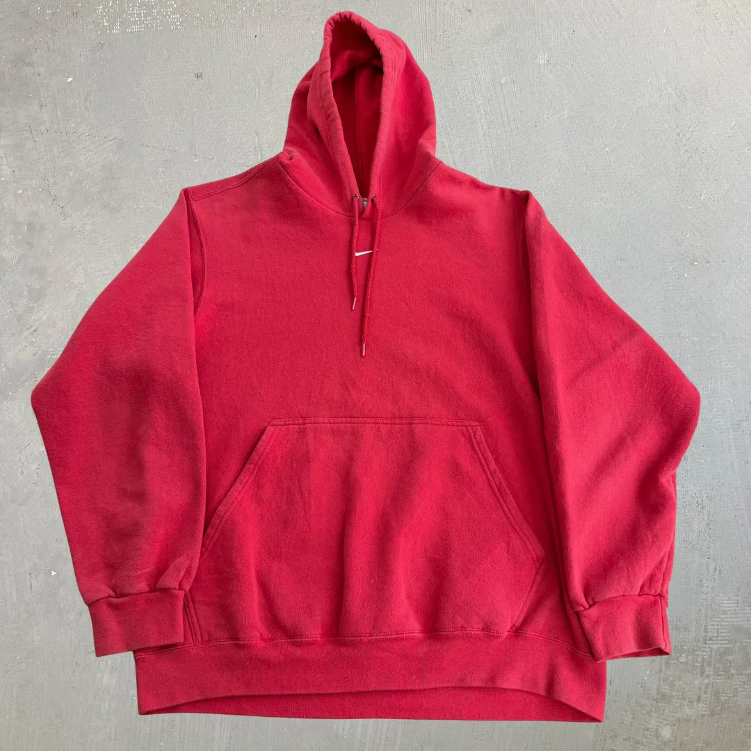 J- Vintage Nike Center Swoosh Red Hoodie - M sold by HG Vintage