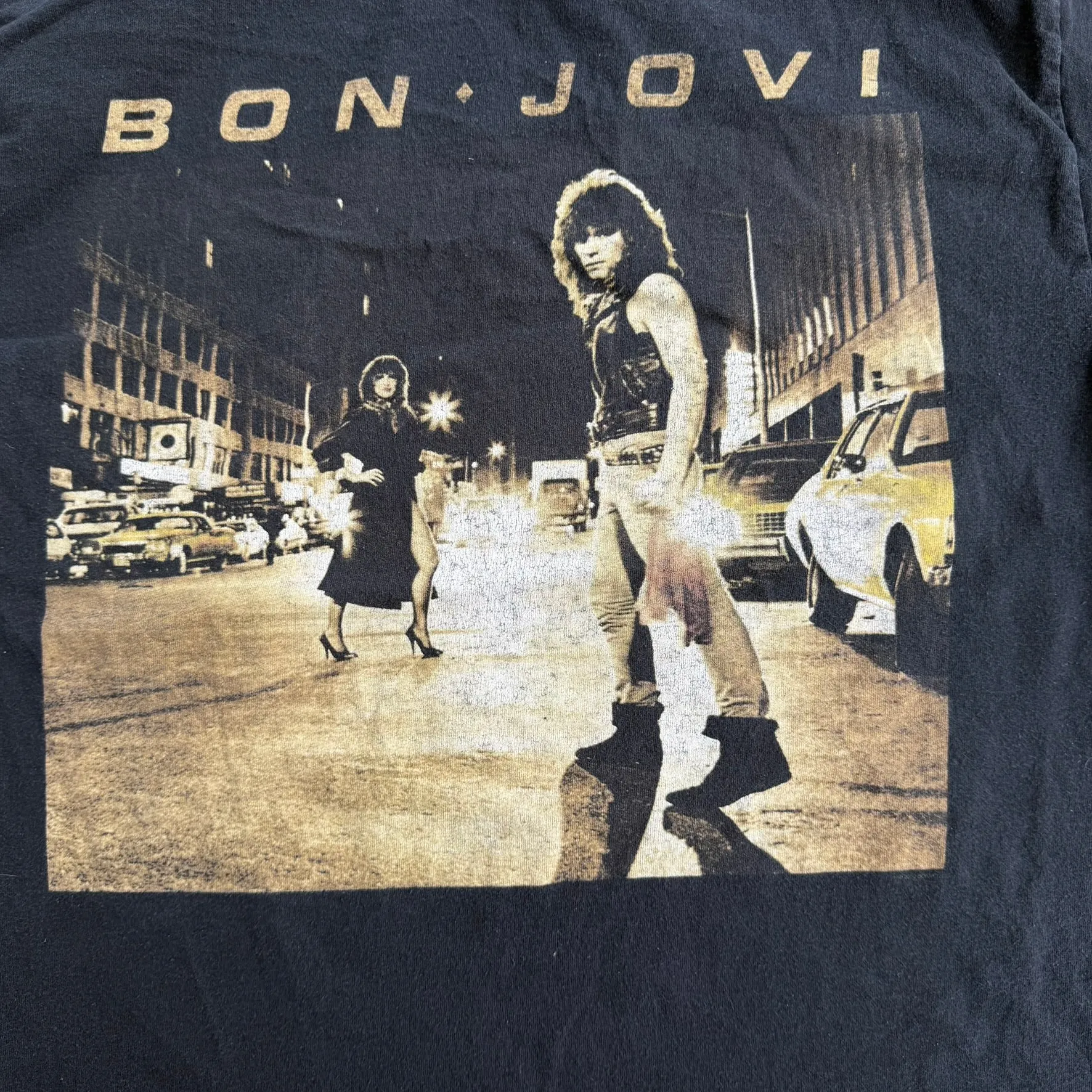 J- Vintage '00 Bon Jovi Picture Hanes Heavyweight Tag Tee - L sold by HG Vintage product image thumbnail 2