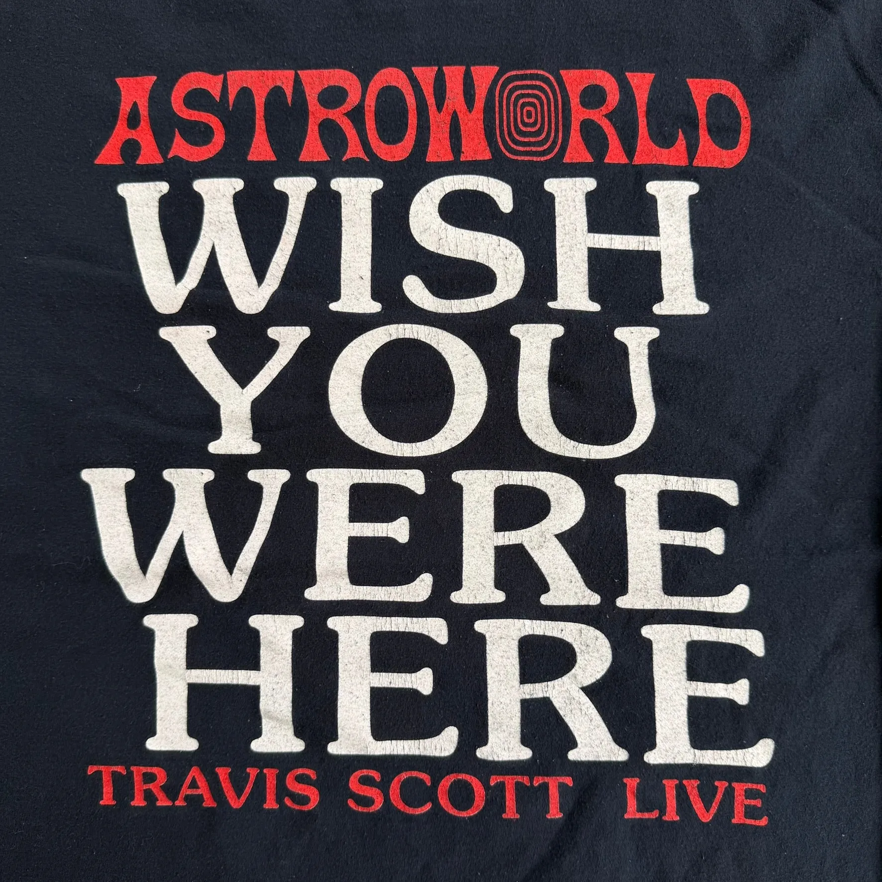 J- 2018 Travis Scott Astroworld Wish You Were Here Tour Long Sleeve Tee - L sold by HG Vintage product image thumbnail 2