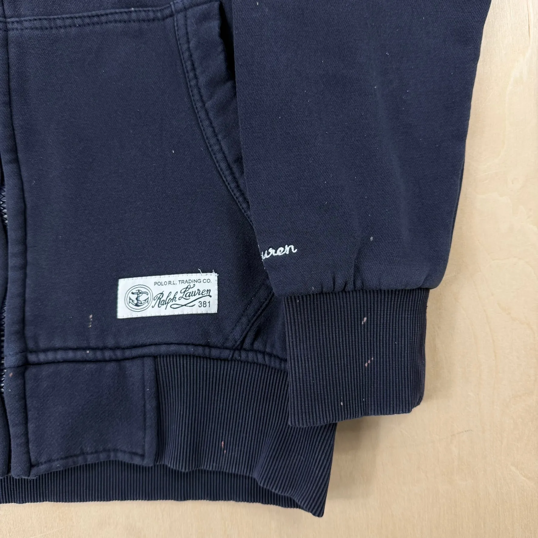 J- Vintage Polo Sport Ralph Lauren Embroidered Bear Zip Up Hoodie - L sold by HG Vintage product image thumbnail 5