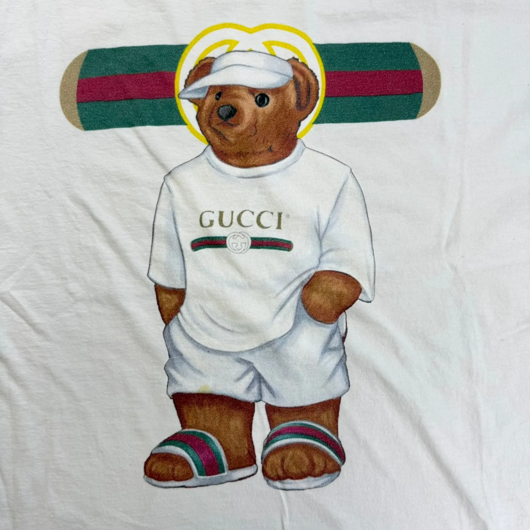 J- Bootleg Gucci Teddy Bear Graphic Tee - XL sold by HG Vintage product image thumbnail 2