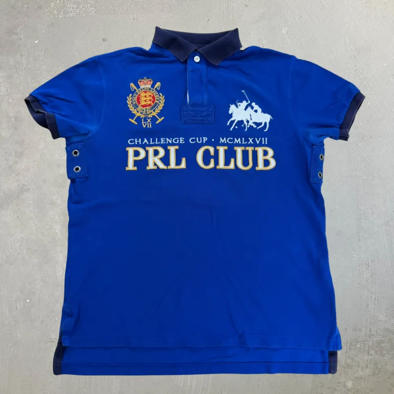J- Vintage Polo Ralph Lauren Embroidered PRL Club Polo Shirt - M made by HG Vintage