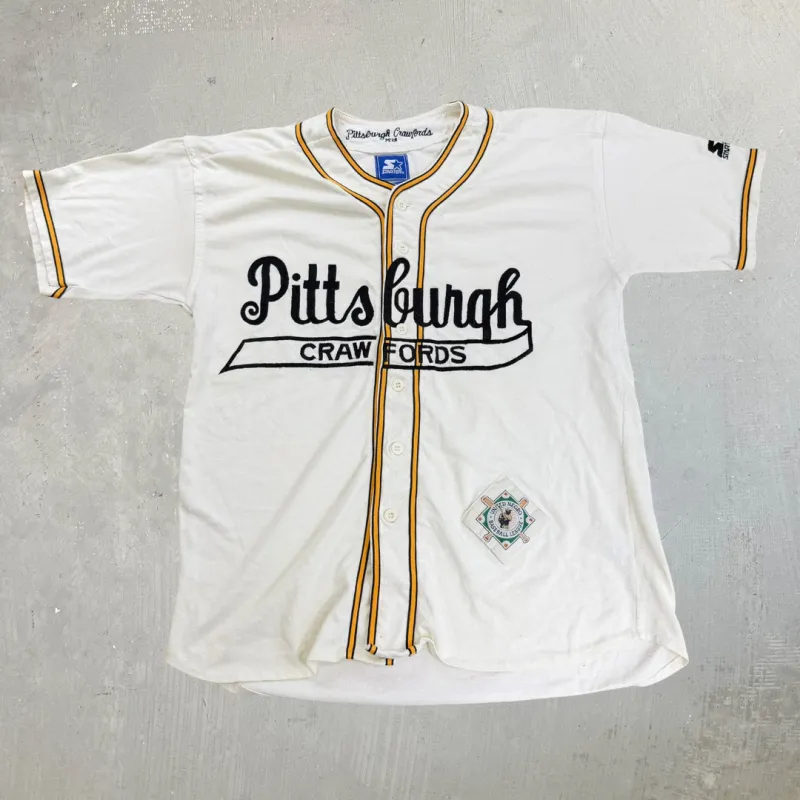 J- Vintage Starter Pittsburgh Crawfords United Negro Baseball League Jersey - XL made by HG Vintage