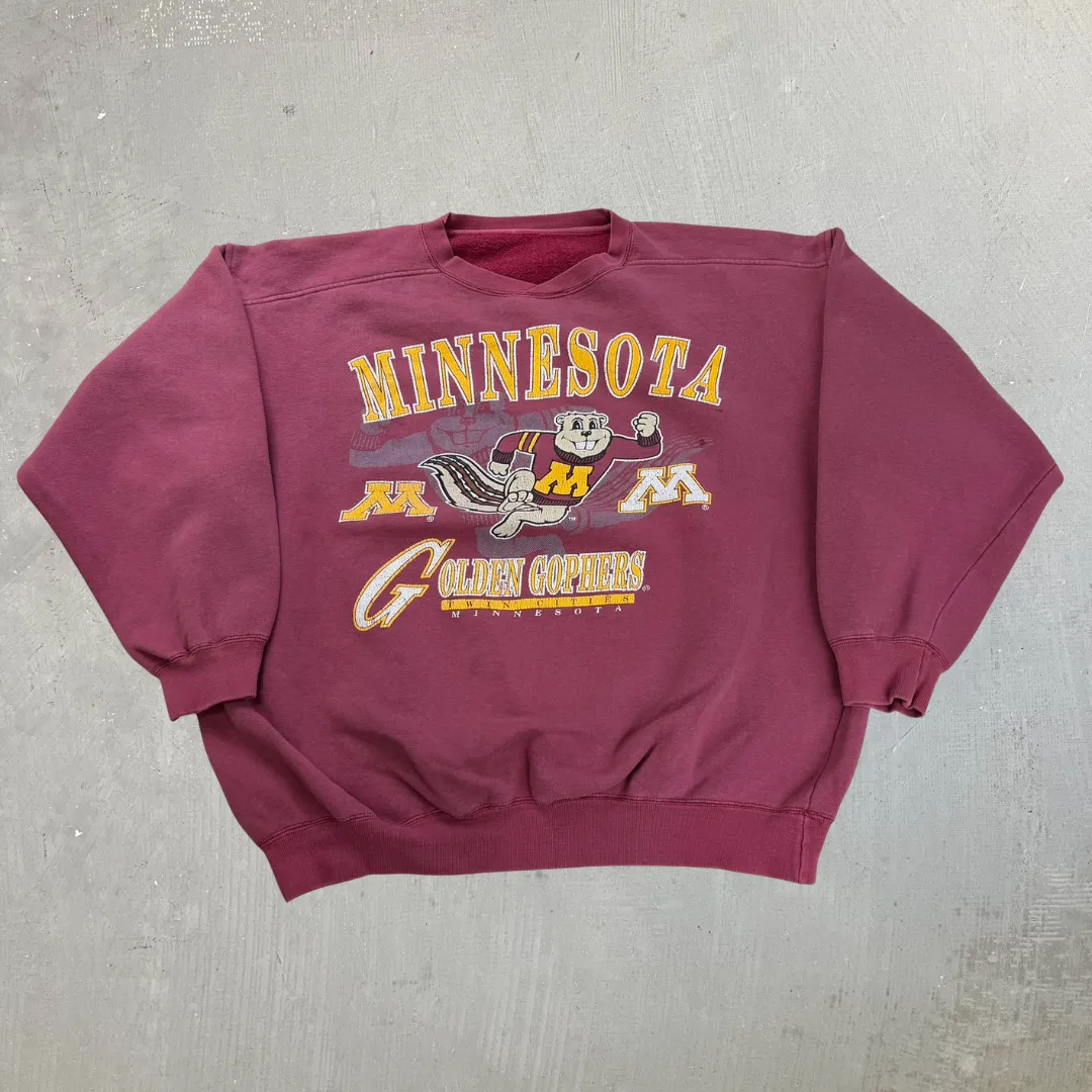 J- Vintage Minnesota Golden Gophers Graphic Crewneck - XL sold by HG Vintage