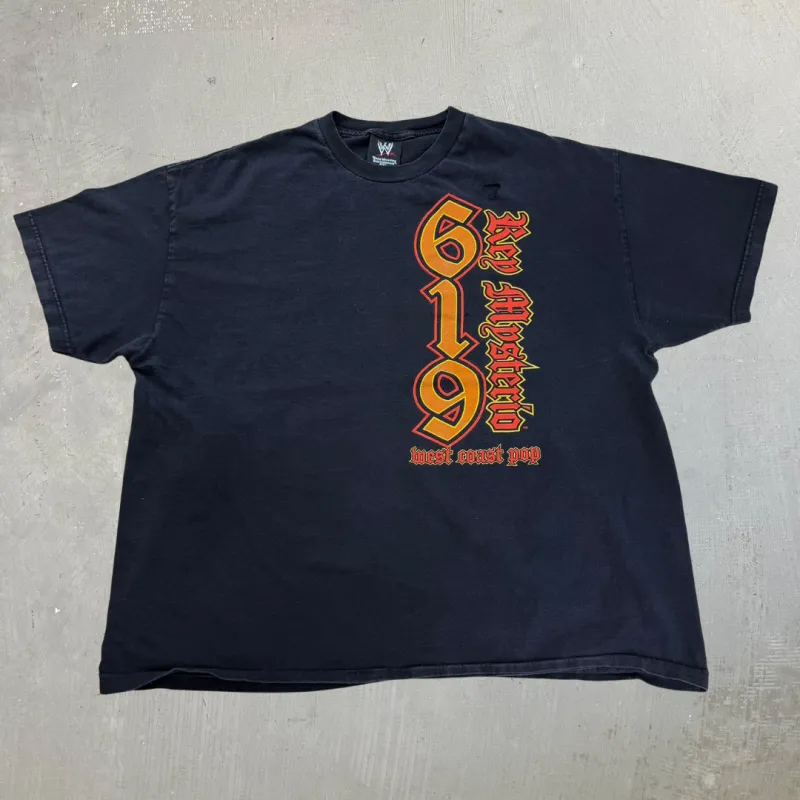 J- Vintage '02 WWE Rey Mysterio 619 Graphic Tee - 2XL made by HG Vintage