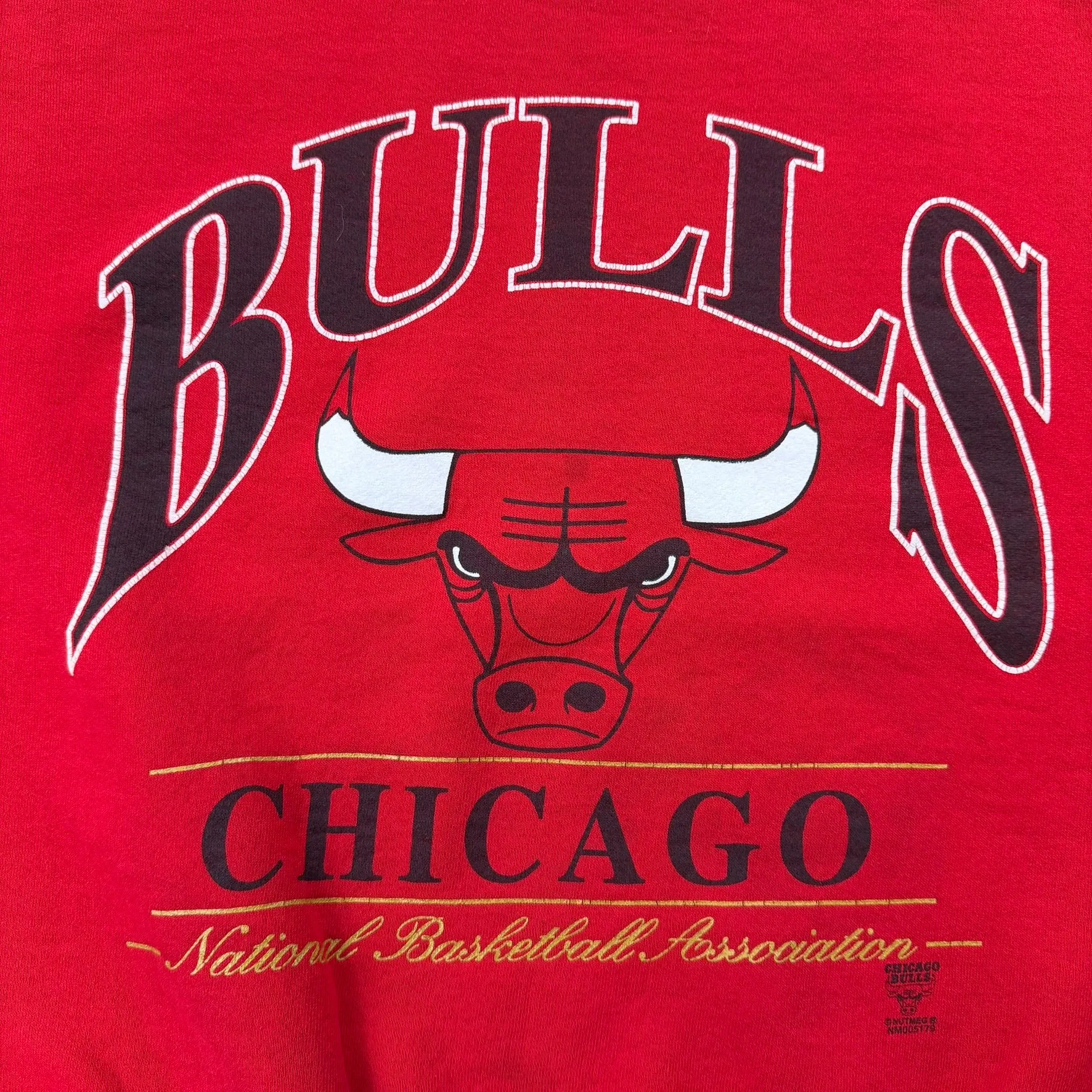 J- Vintage Chicago Bulls NBA Text & Graphic Lee Made In USA Crewneck - M sold by HG Vintage product image thumbnail 2