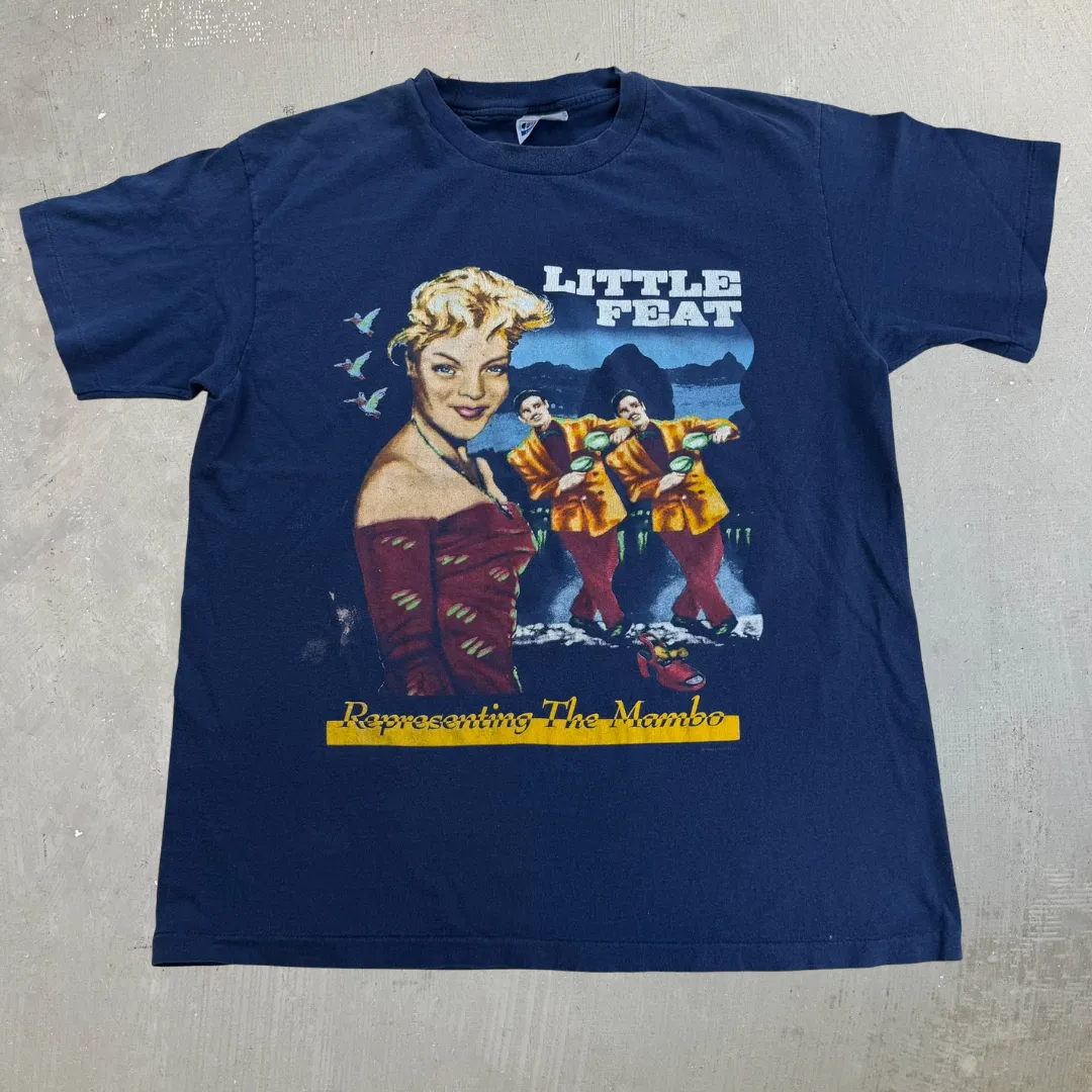 J- Vintage '90 Little Feat Representing the Mambo Album Cover Made In USA Single Stitch Tee - L sold by HG Vintage
