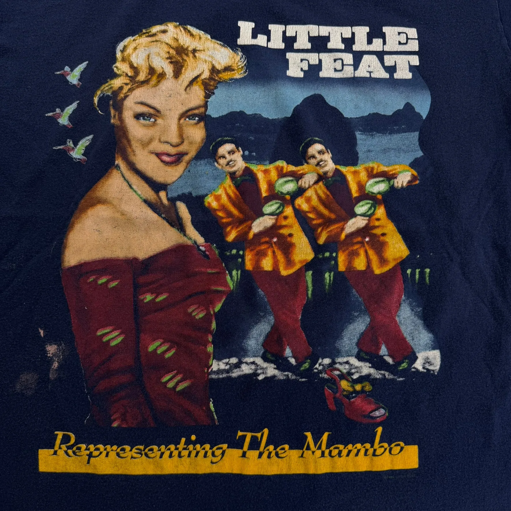 J- Vintage '90 Little Feat Representing the Mambo Album Cover Made In USA Single Stitch Tee - L sold by HG Vintage product image thumbnail 2