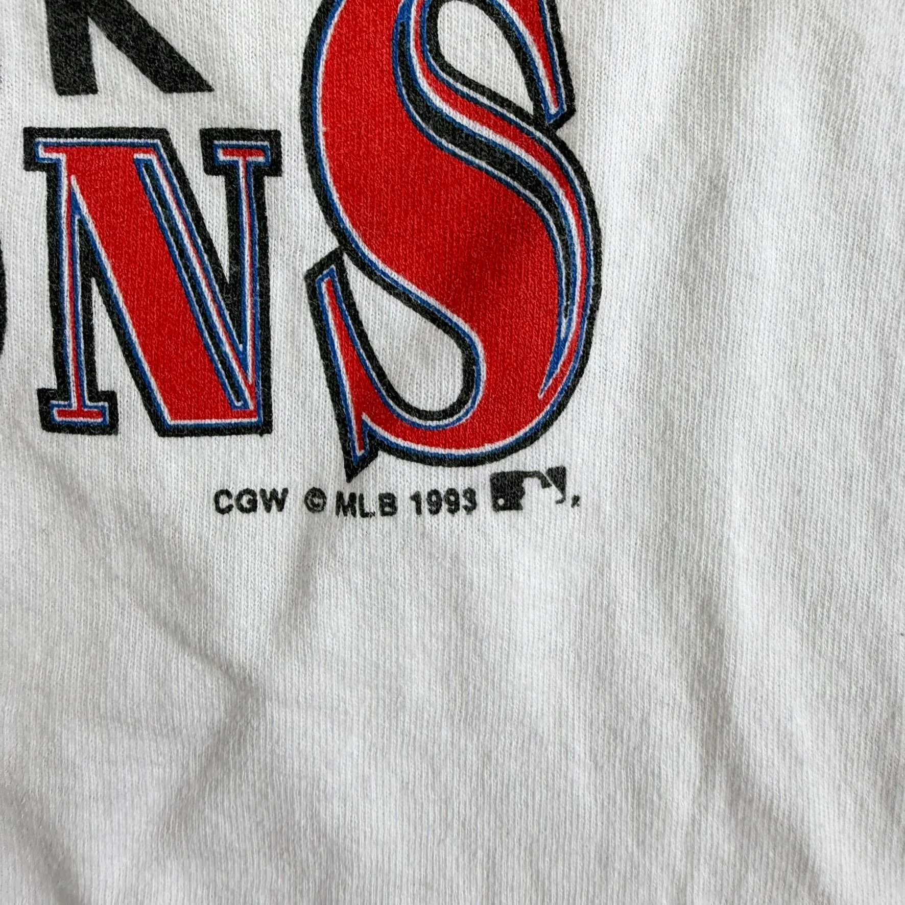 J- Vintage '93 Toronto Blue Jays World Series Back 2 Back Champions MLB Single Stitch Tee - XL sold by HG Vintage product image thumbnail 3