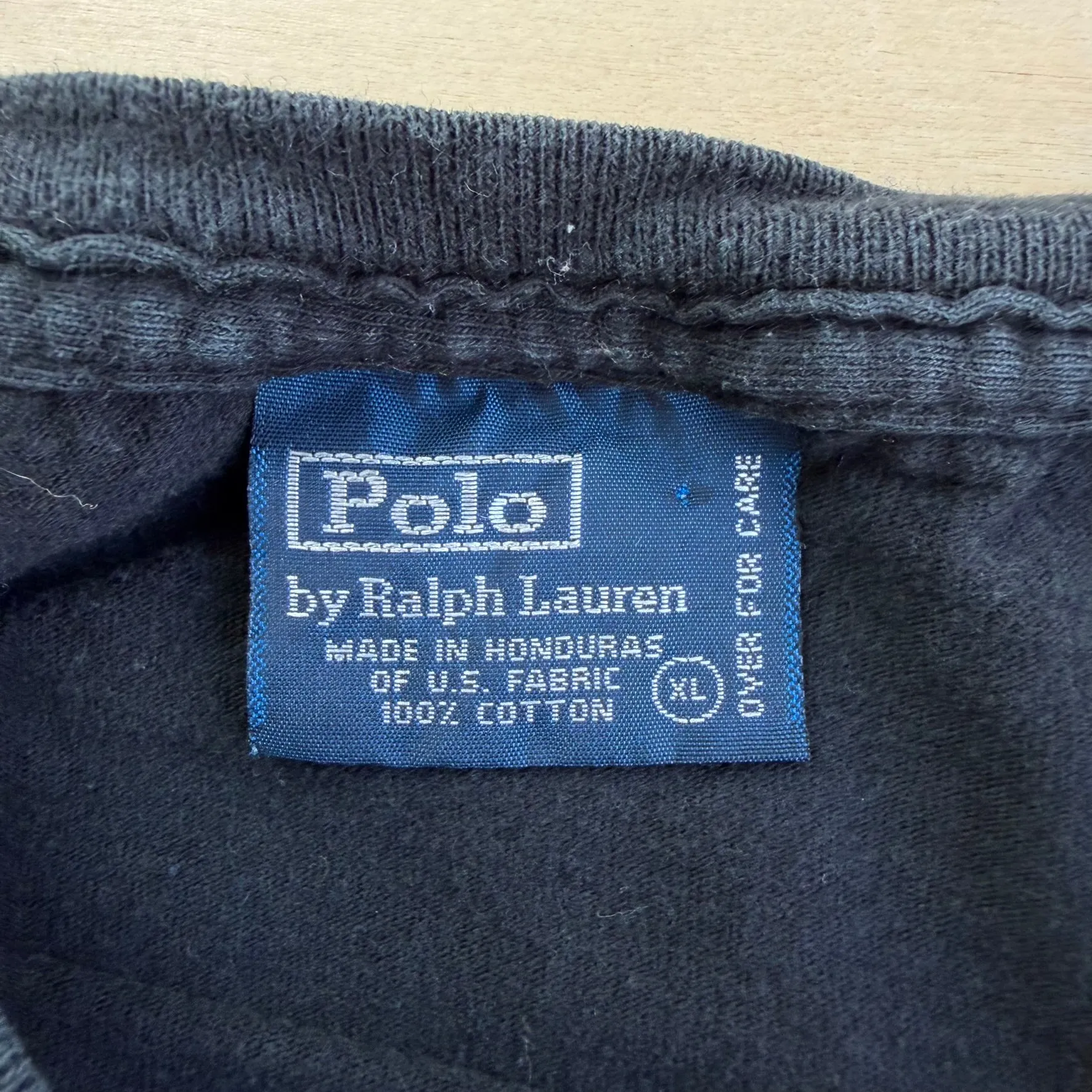 J- Vintage Polo Ralph Lauren Embroidered Logo Tee - XL sold by HG Vintage product image thumbnail 4