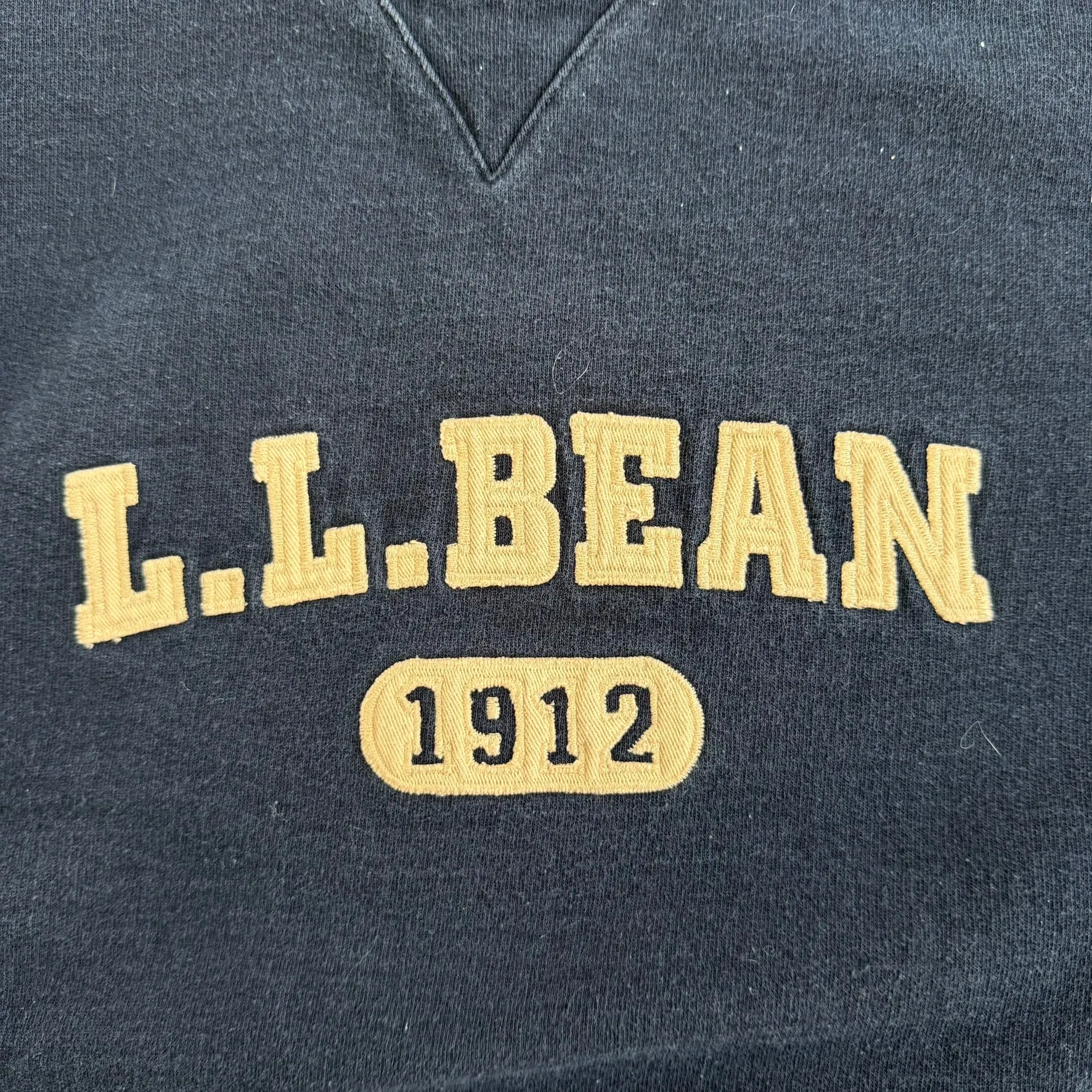 J- Vintage LL Bean Embroidered Logo Text Crewneck - L sold by HG Vintage product image thumbnail 2