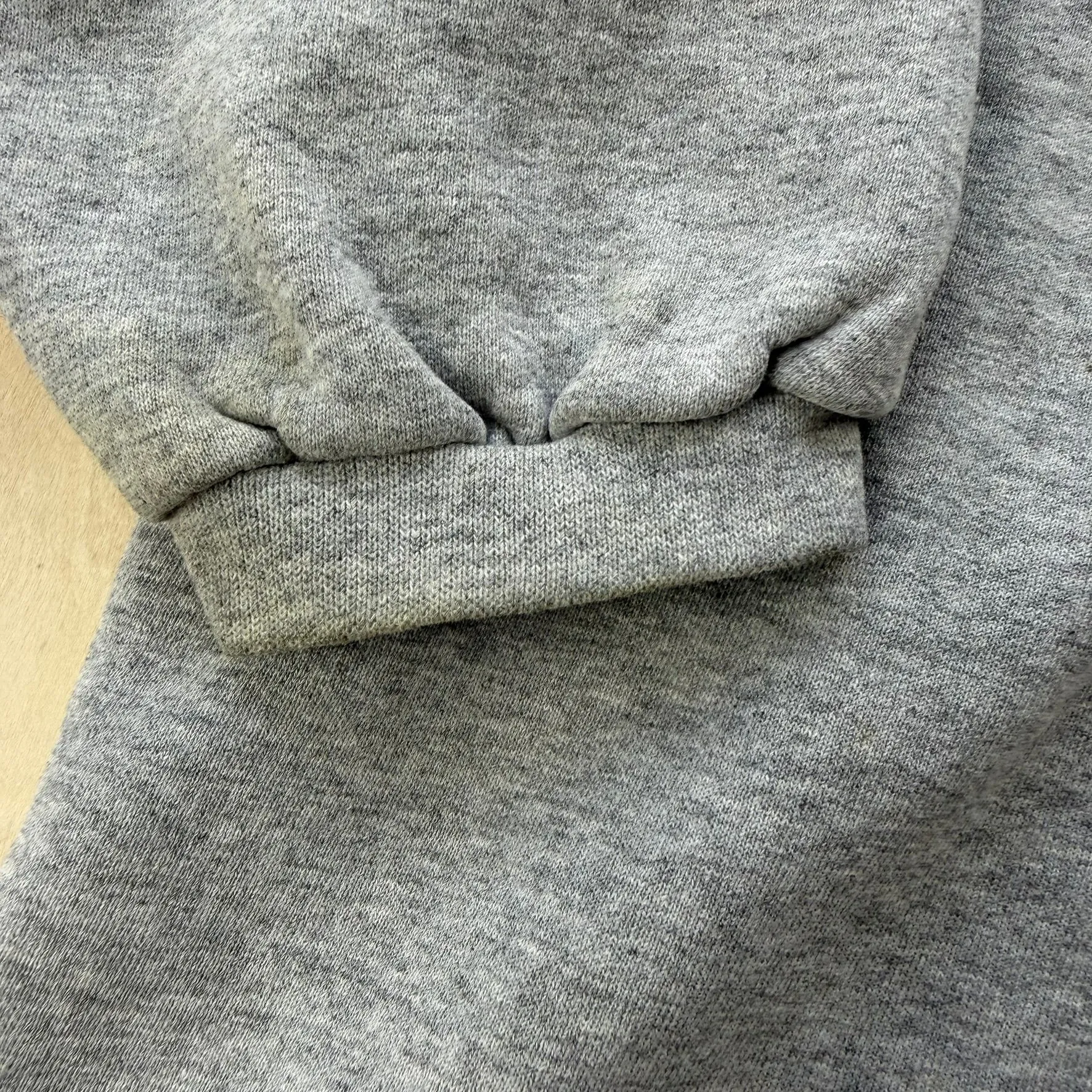 J- Vintage 90s Nike Embroidered Swoosh Grey Hoodie - L sold by HG Vintage product image thumbnail 5