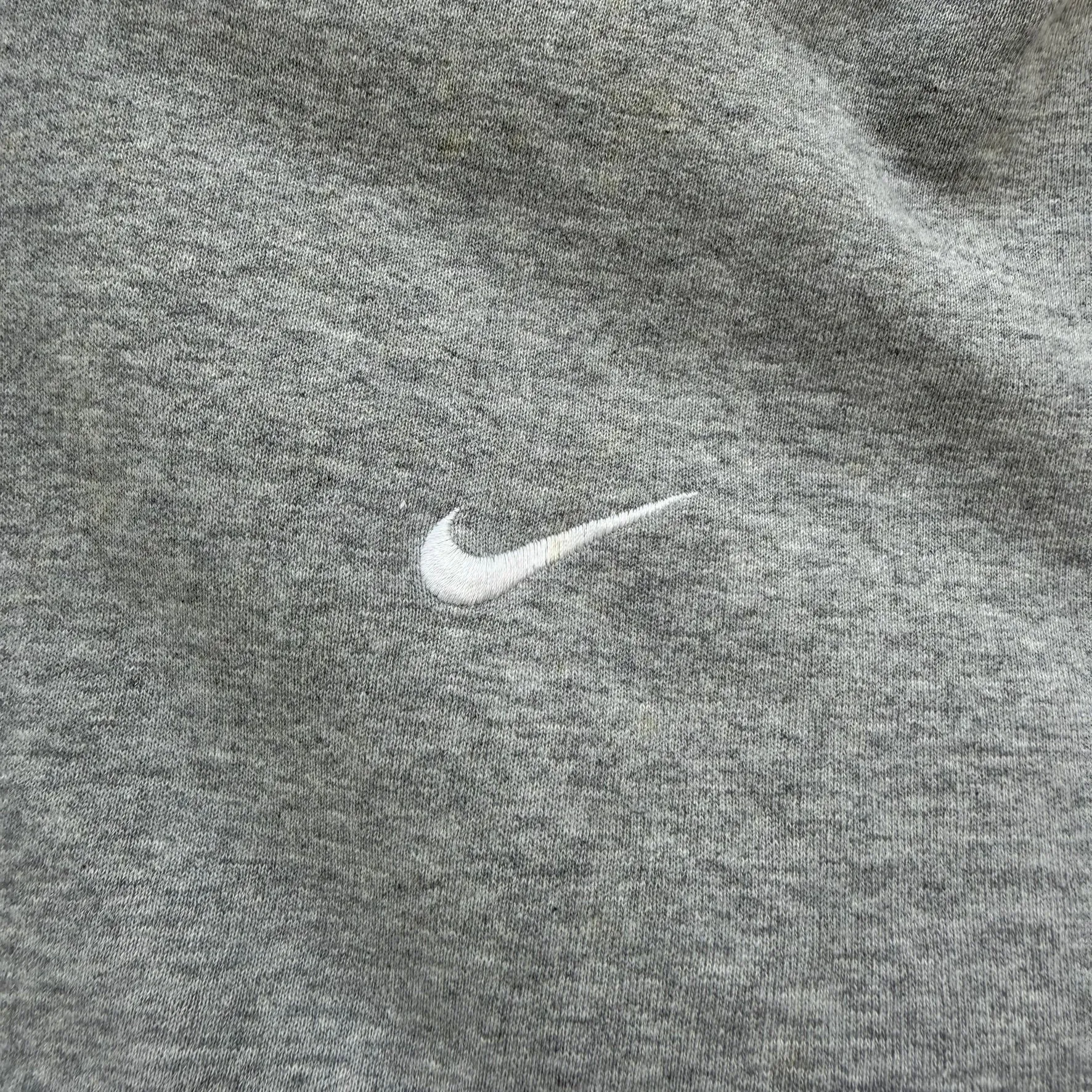 J- Vintage 90s Nike Embroidered Swoosh Grey Hoodie - L sold by HG Vintage product image thumbnail 2
