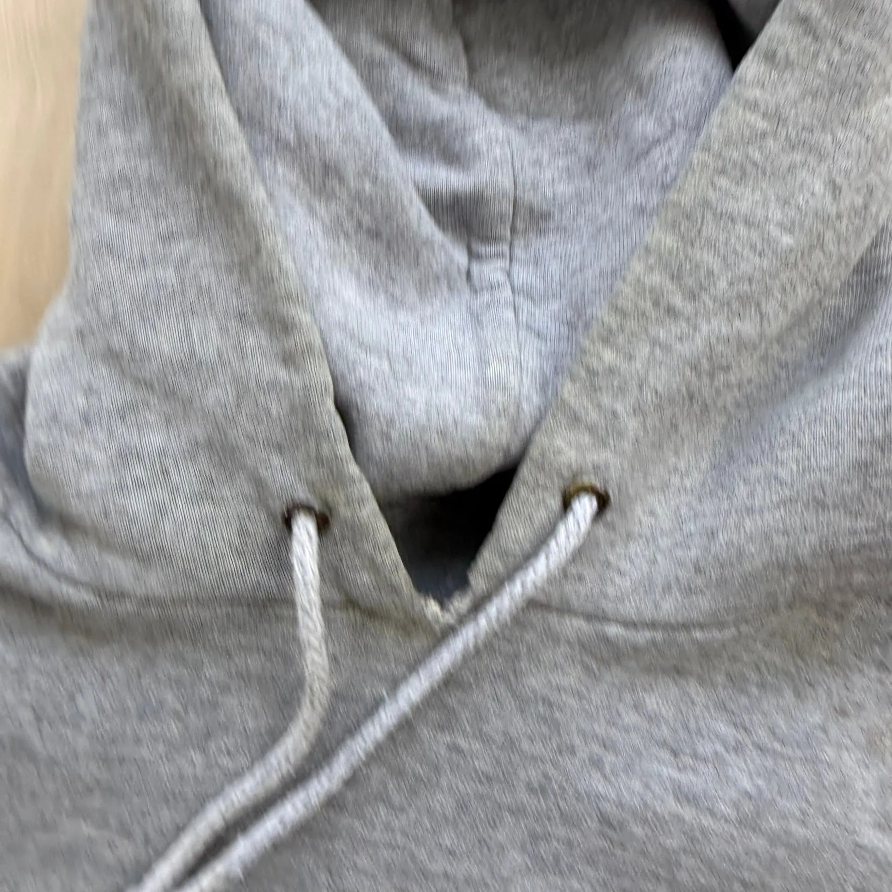 J- Vintage 90s Nike Embroidered Swoosh Grey Hoodie - L sold by HG Vintage product image thumbnail 3