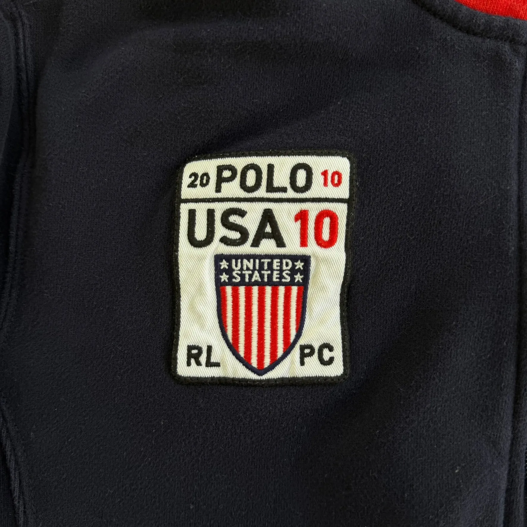 J- Vintage '10 Ralph Lauren Polo Club Embroidered Logo Zip Up Track Jacket - S sold by HG Vintage product image thumbnail 3