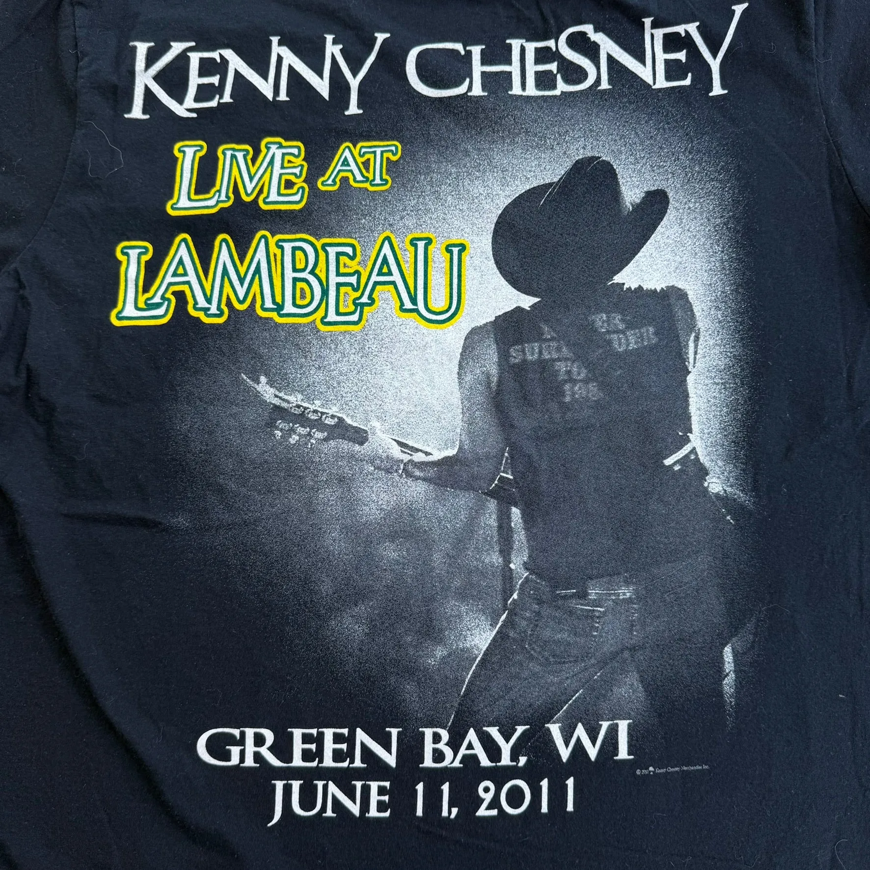 J- Vintage '11 Kenny Chesney Live At Lambeau Goin' Costal Tour Graphic Tee - L sold by HG Vintage product image thumbnail 4