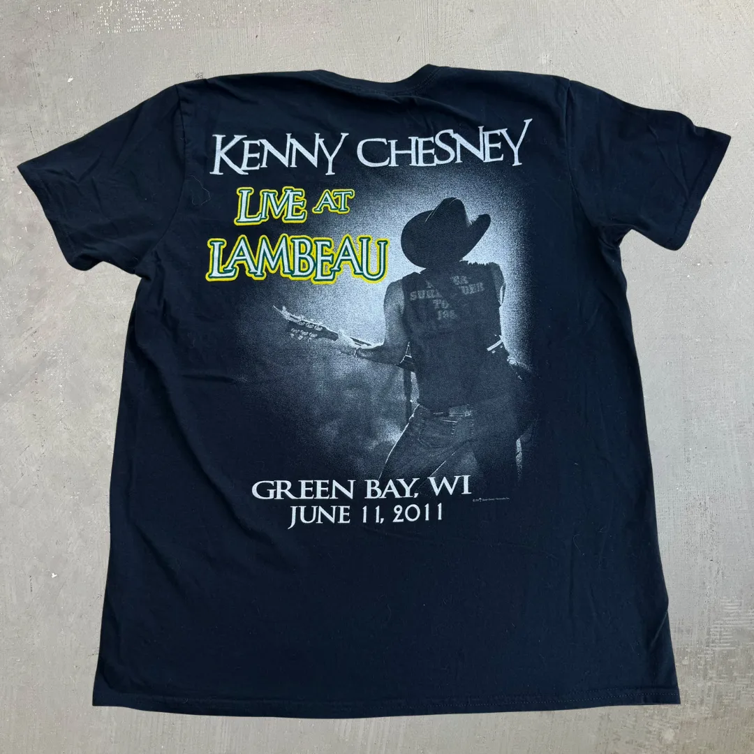 J- Vintage '11 Kenny Chesney Live At Lambeau Goin' Costal Tour Graphic Tee - L sold by HG Vintage product image thumbnail 3