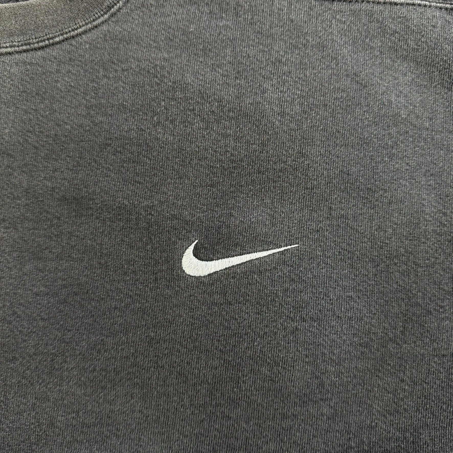 J- Vintage Nike Embroidered Swoosh Black Crewneck - XL sold by HG Vintage product image thumbnail 2