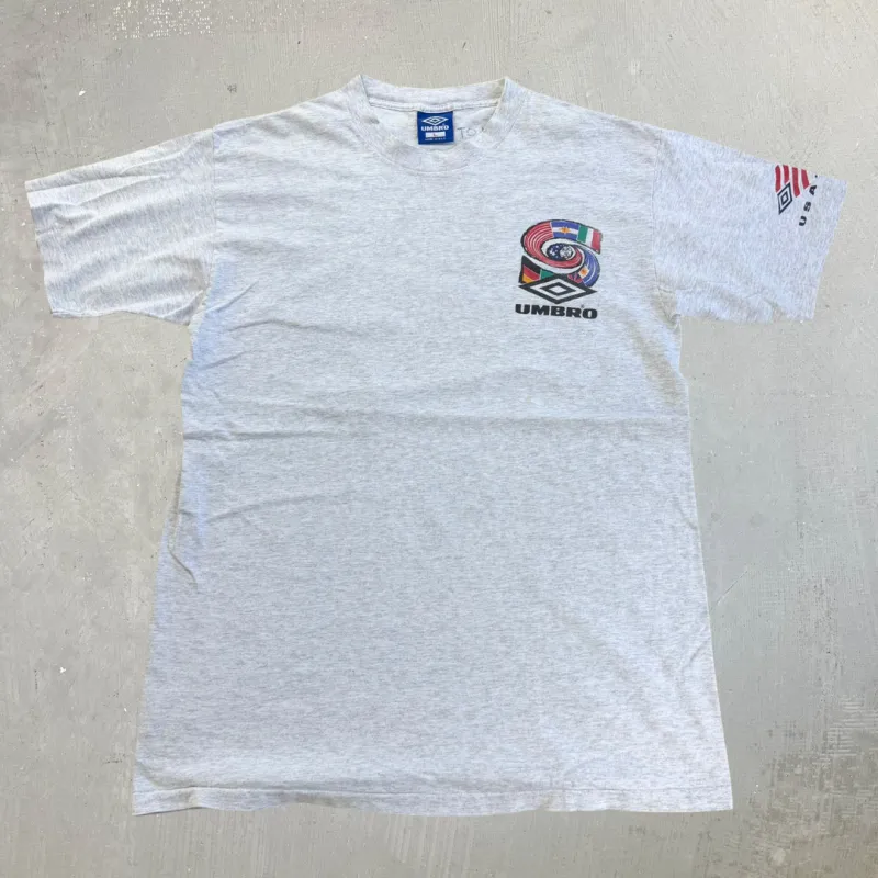 J- Vintage '94 Umbro United State World Cup Graphic Made In USA Single Stitch Tee - L made by HG Vintage