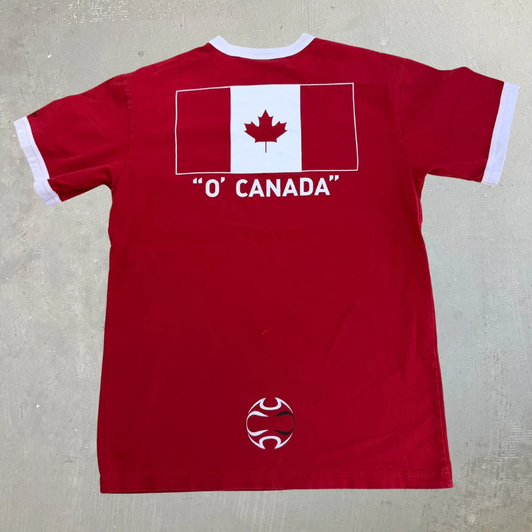 J- Vintage Adidas Canada National Soccer Team Text Ringer Tee - M sold by HG Vintage product image thumbnail 2