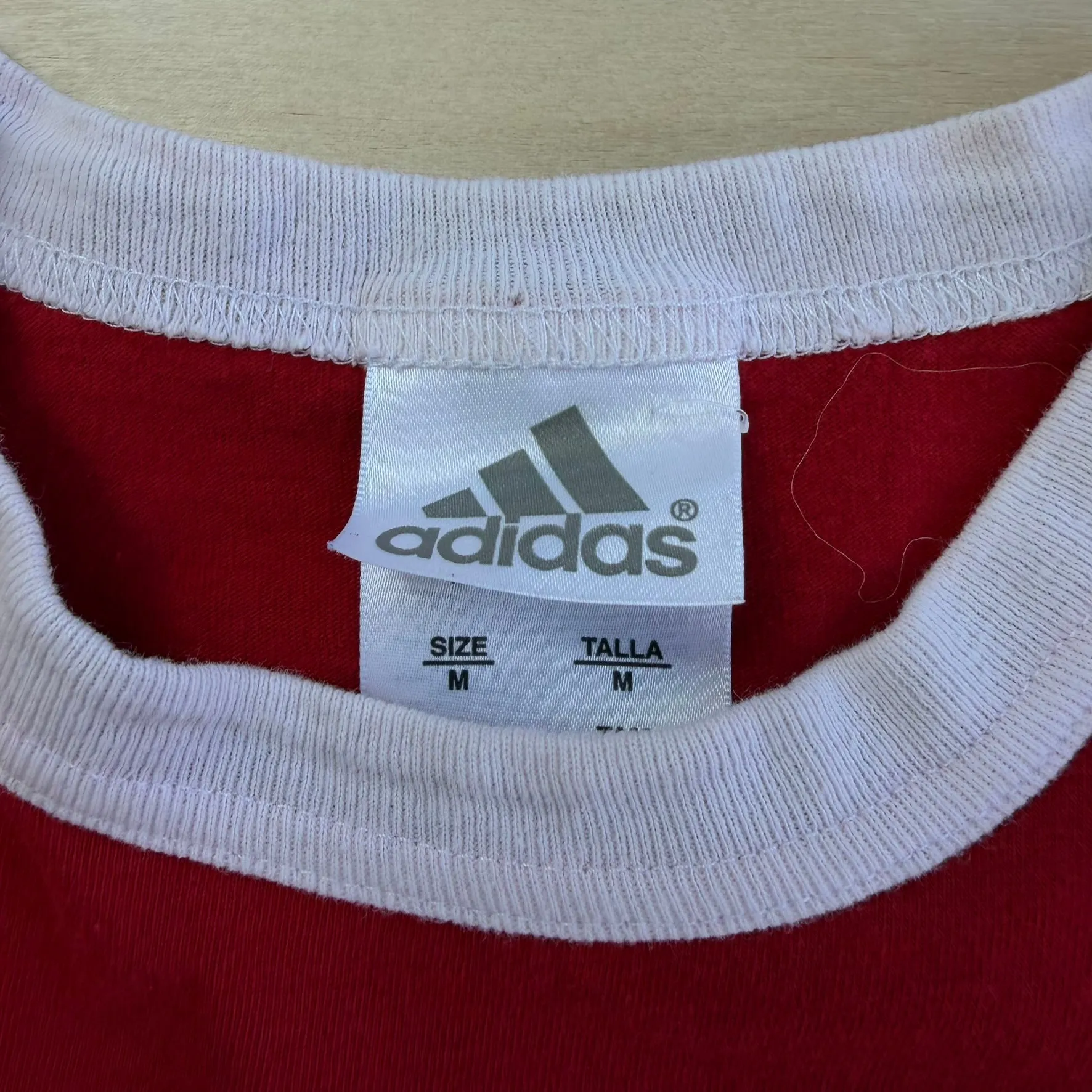 J- Vintage Adidas Canada National Soccer Team Text Ringer Tee - M sold by HG Vintage product image thumbnail 4