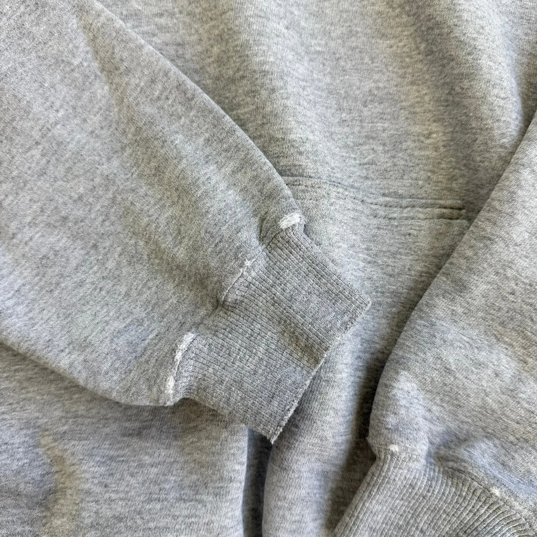 J- Vintage 90s Nike Embroidered Center Swoosh Grey Hoodie - M sold by HG Vintage product image thumbnail 4