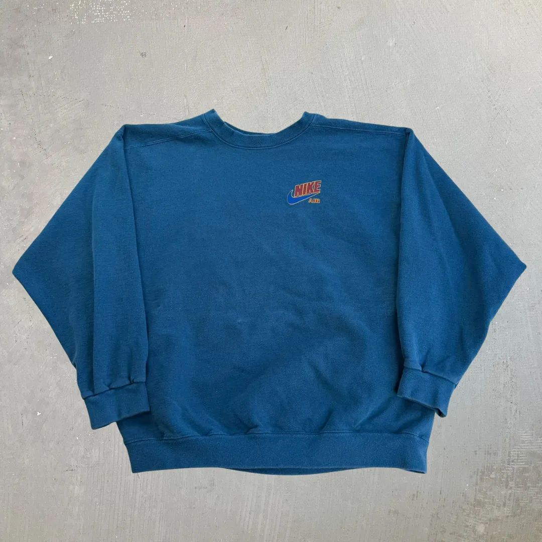 J- Vintage Nike Air & Swoosh Graphic Made In USA Crewneck - L sold by HG Vintage