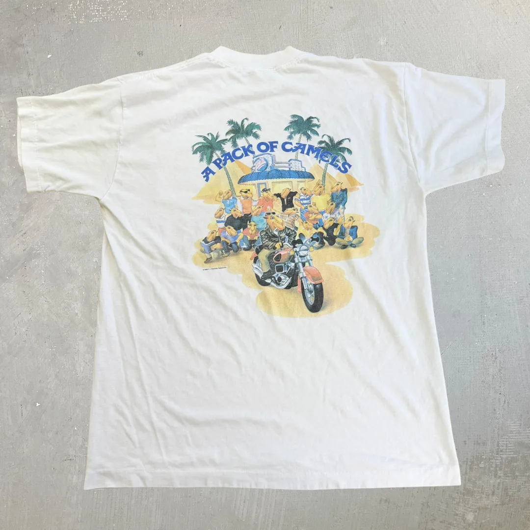 J- Vintage '90 Camel Cigarettes Pack Of Camel Graphic Single Stitch Pocket Tee - XL sold by HG Vintage product image thumbnail 3
