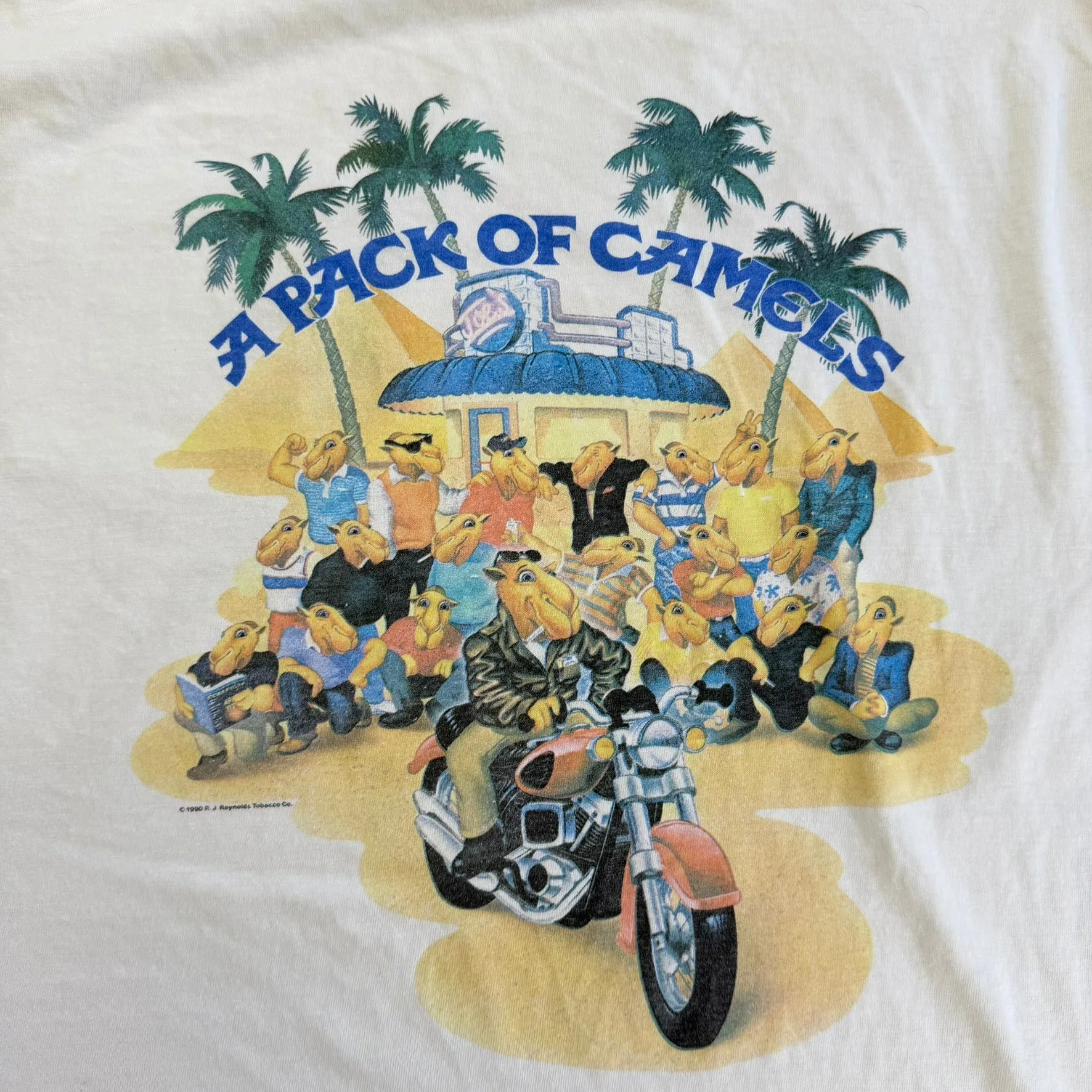 J- Vintage '90 Camel Cigarettes Pack Of Camel Graphic Single Stitch Pocket Tee - XL sold by HG Vintage product image thumbnail 4
