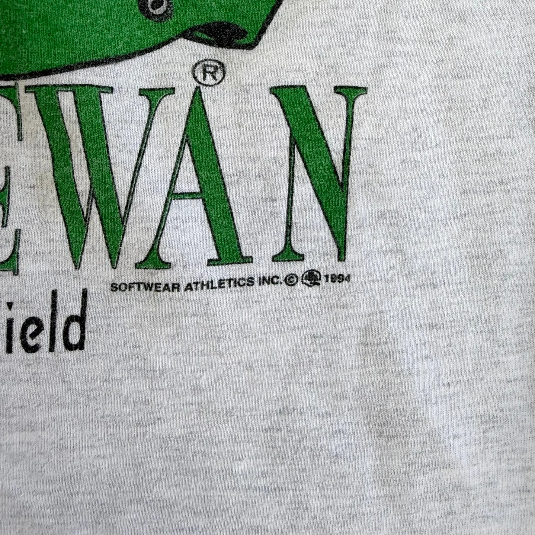 J- Vintage '95 CFL Grey Cup Saskatchewan Graphic Single Stitch Tee - M sold by HG Vintage product image thumbnail 3