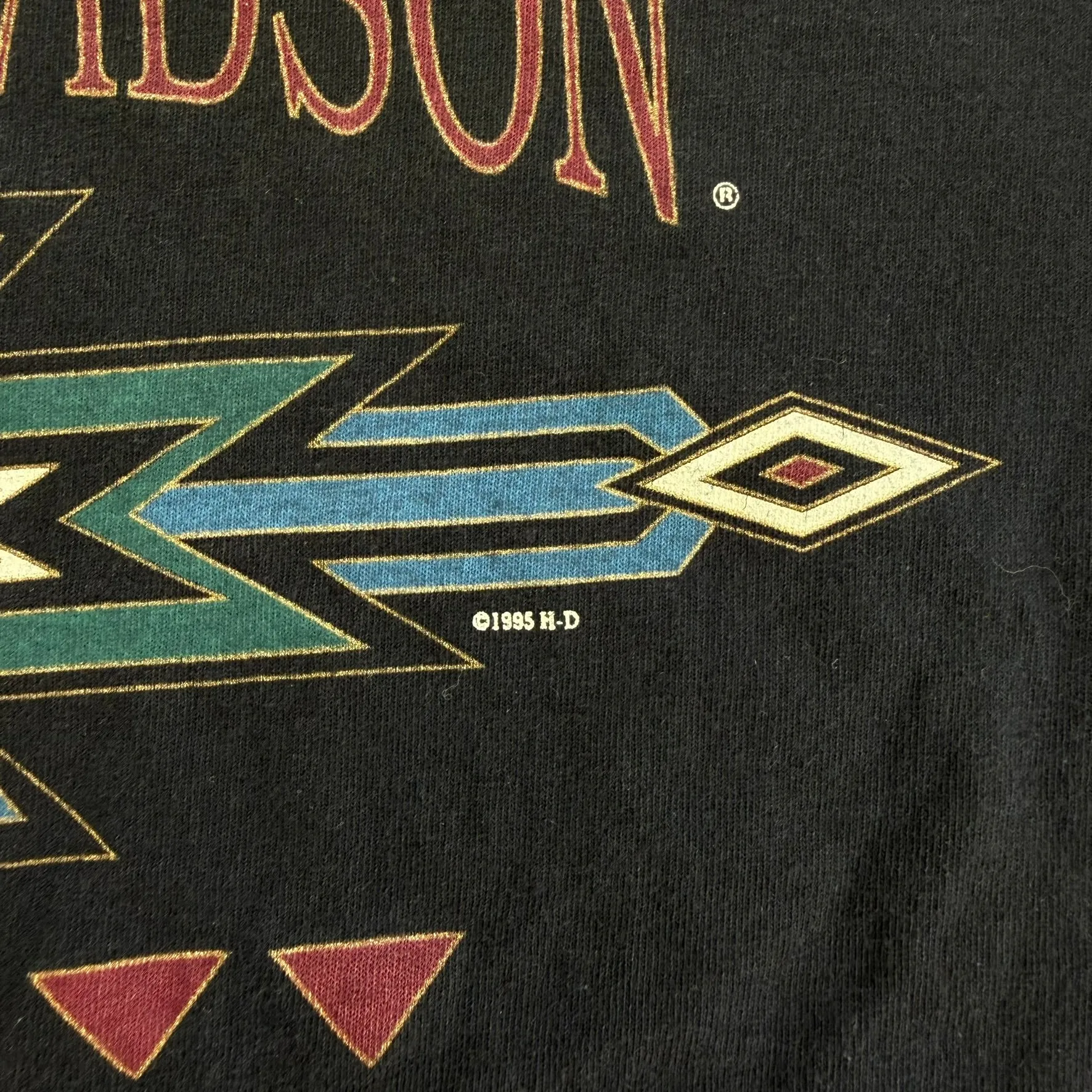 J- Vintage '95 Harley Davidson Jacksonville Fl. Made In USA Single Stitch Tee - L sold by HG Vintage product image thumbnail 3