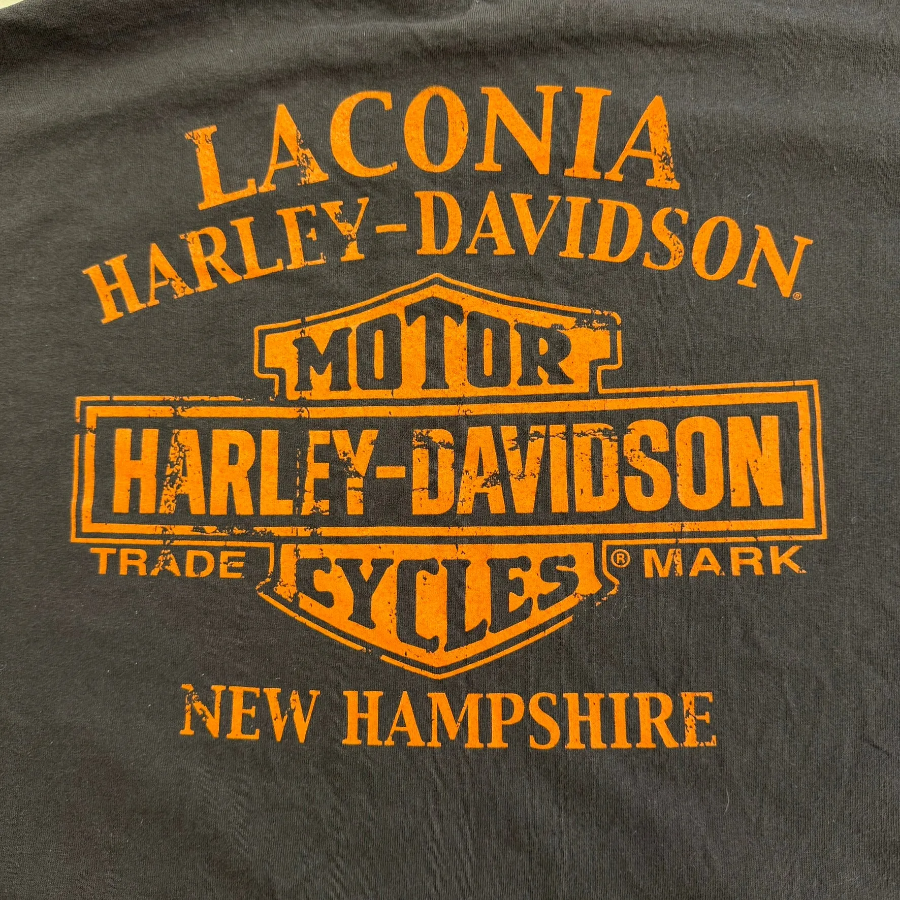 J- '14 Harley Davidson New Hampshire Eagle Graphic Long Sleeve Tee - 3XL sold by HG Vintage product image thumbnail 5