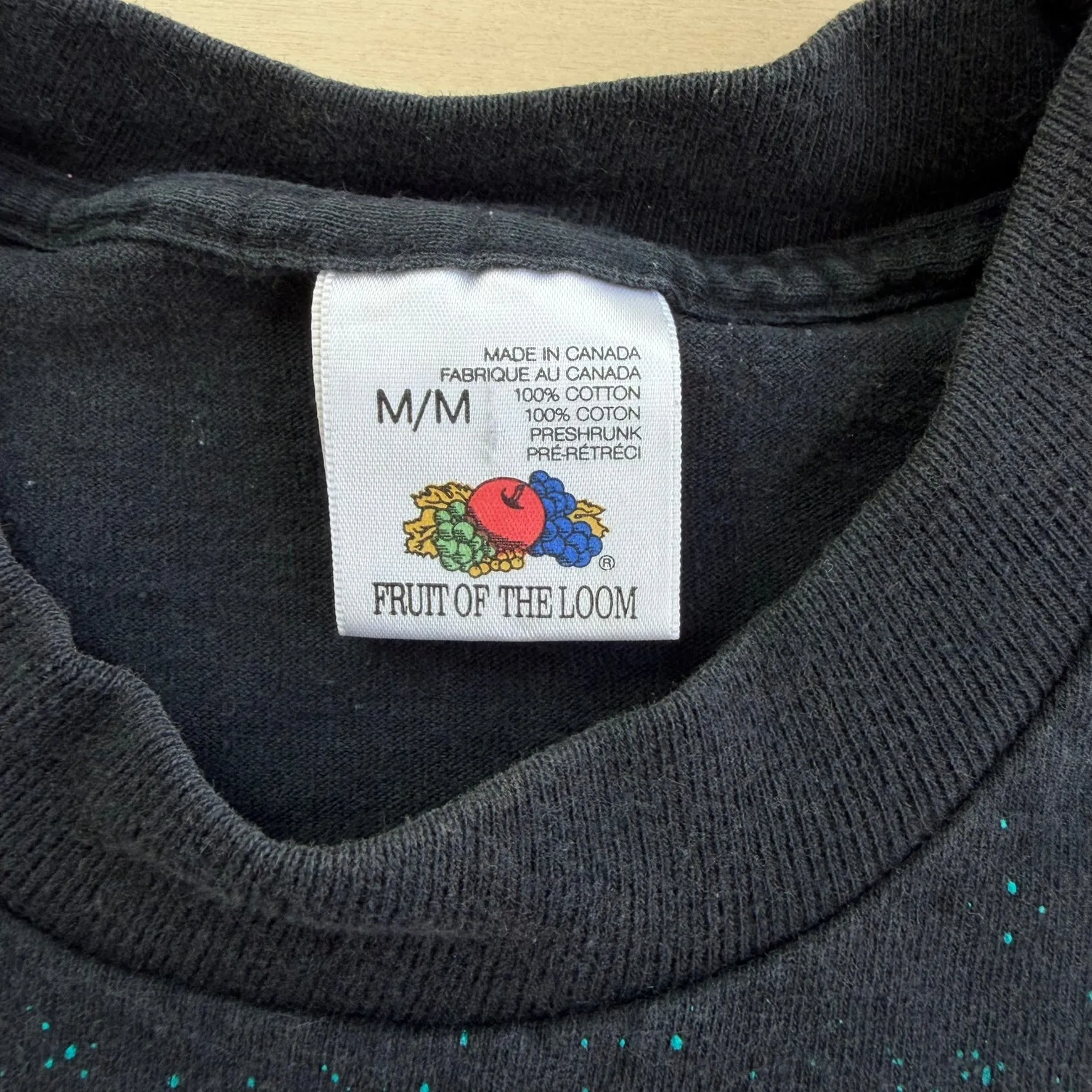 J- Vintage '93 Lago Wolf & Forest Jumbo Print Single Stitch Tee - M sold by HG Vintage product image thumbnail 4