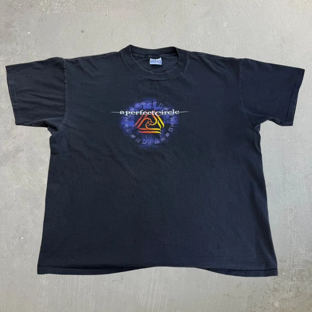 J- Vintage A Perfect Circle Graphic Single Stitch Tee - XL sold by HG Vintage