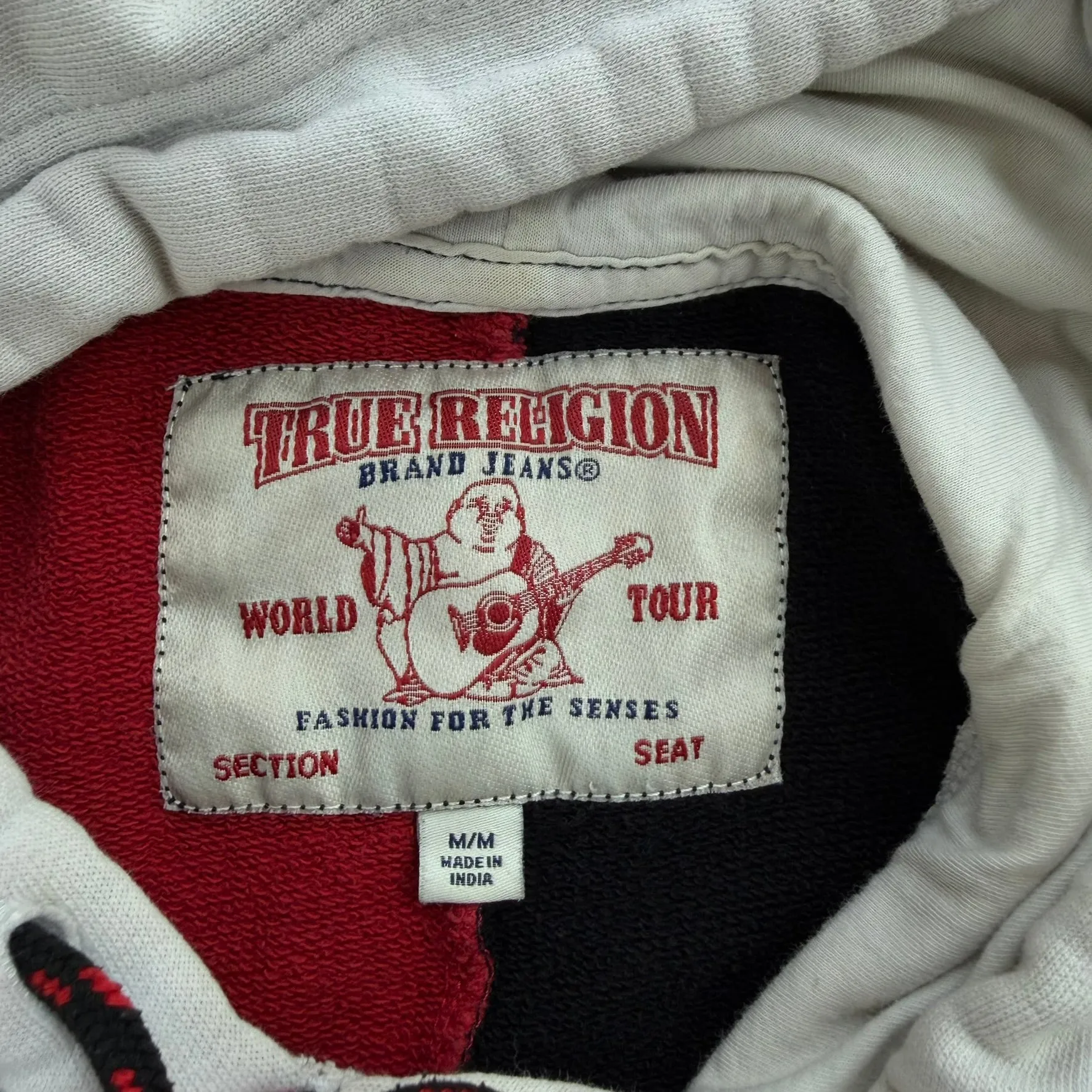 J- Vintage True Religion Split Colors Text Hoodie - M sold by HG Vintage product image thumbnail 5