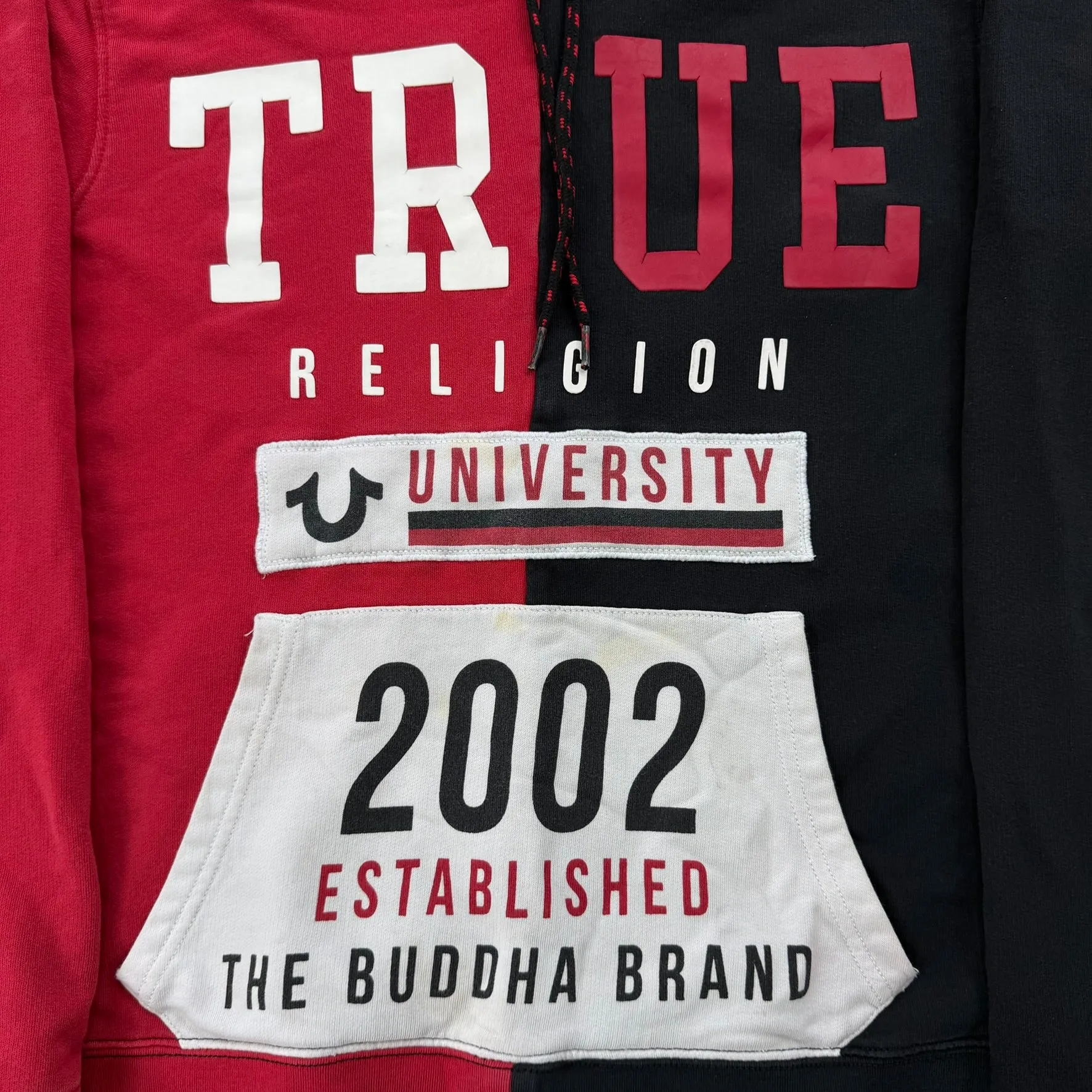 J- Vintage True Religion Split Colors Text Hoodie - M sold by HG Vintage product image thumbnail 2