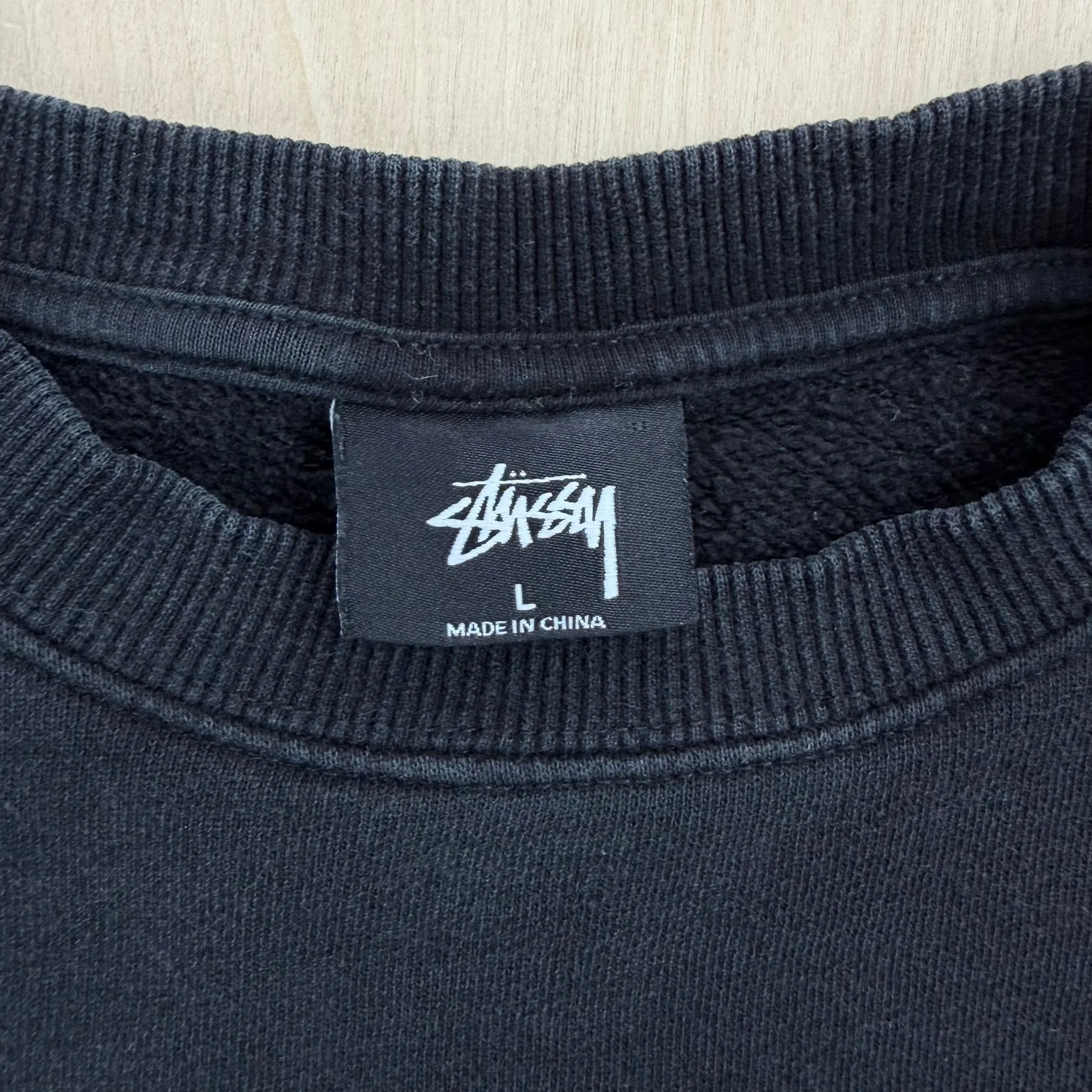 J- Vintage Stussy Cursive Text Logo Crewneck - L sold by HG Vintage product image thumbnail 5