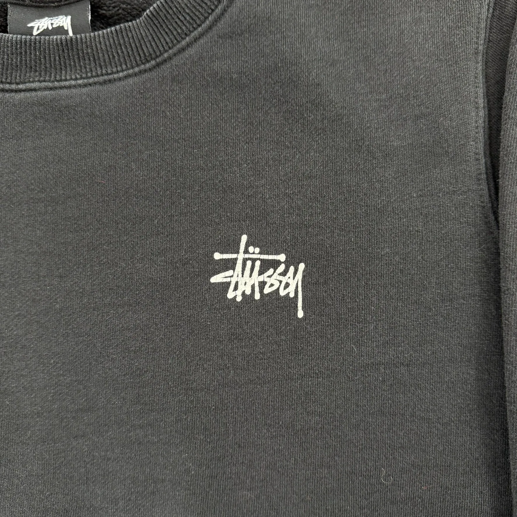 J- Vintage Stussy Cursive Text Logo Crewneck - L sold by HG Vintage product image thumbnail 2
