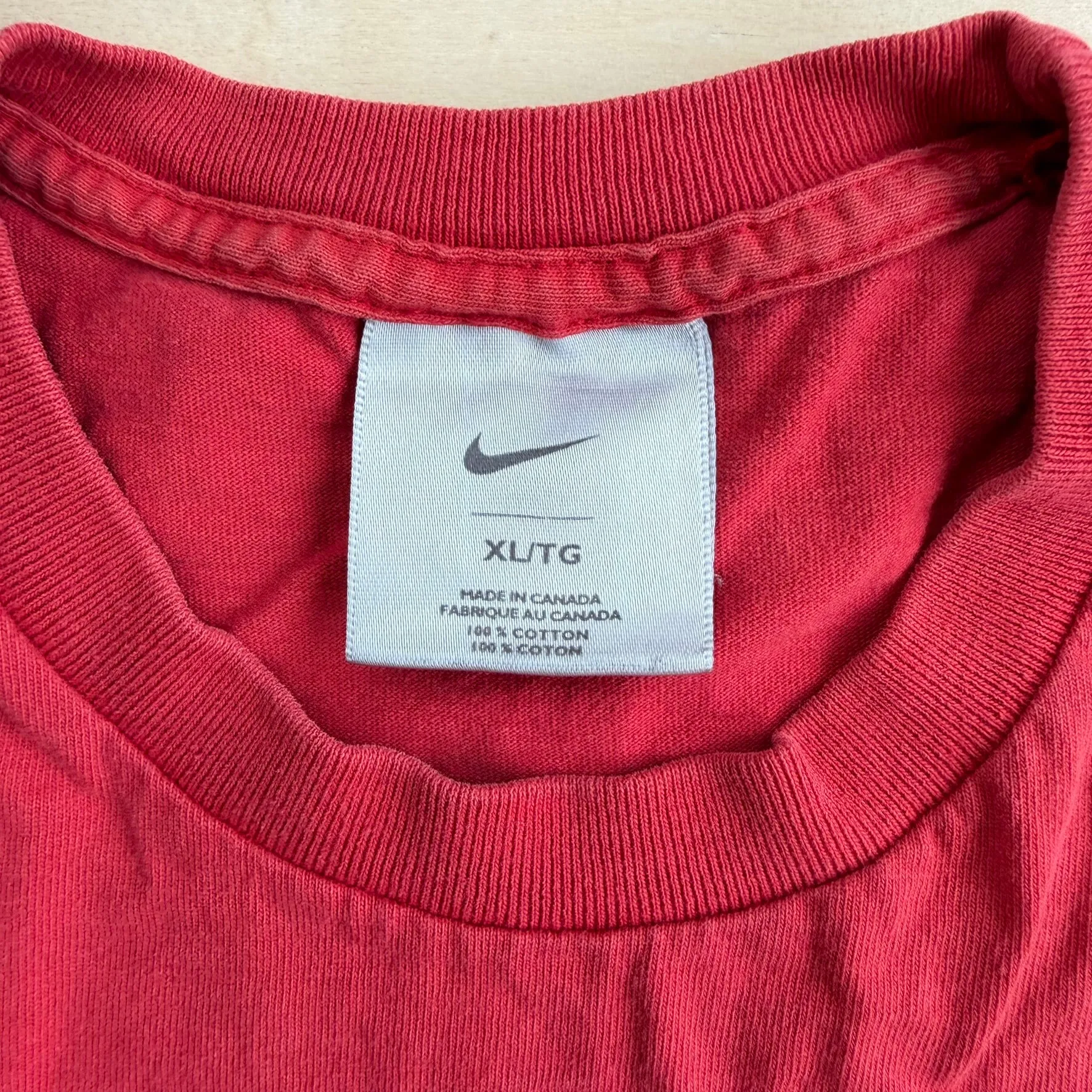 J- Vintage Nike Swoosh & Text Graphic Made In Canada Tee - XL sold by HG Vintage product image thumbnail 3