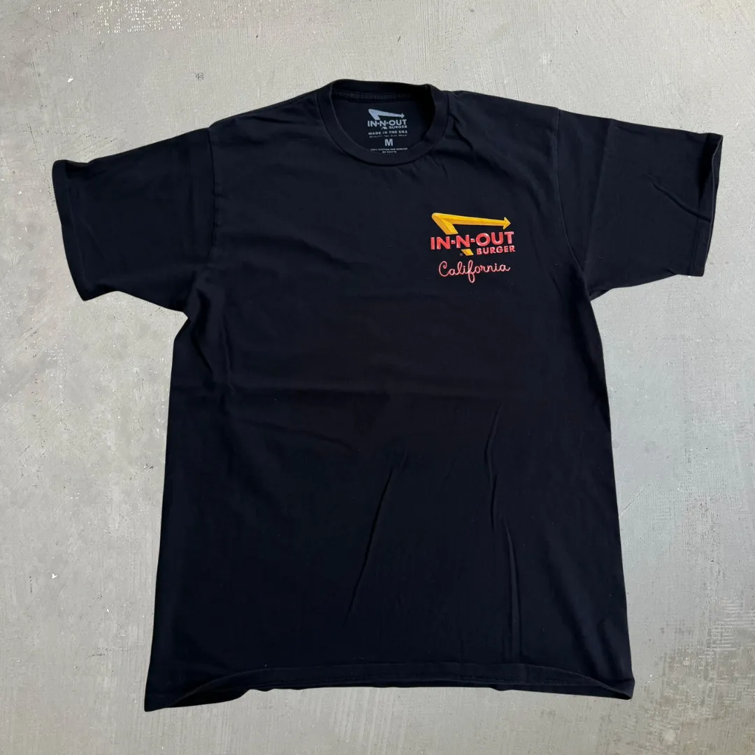 J- In & Out Burger California Graphic Tee - M sold by HG Vintage