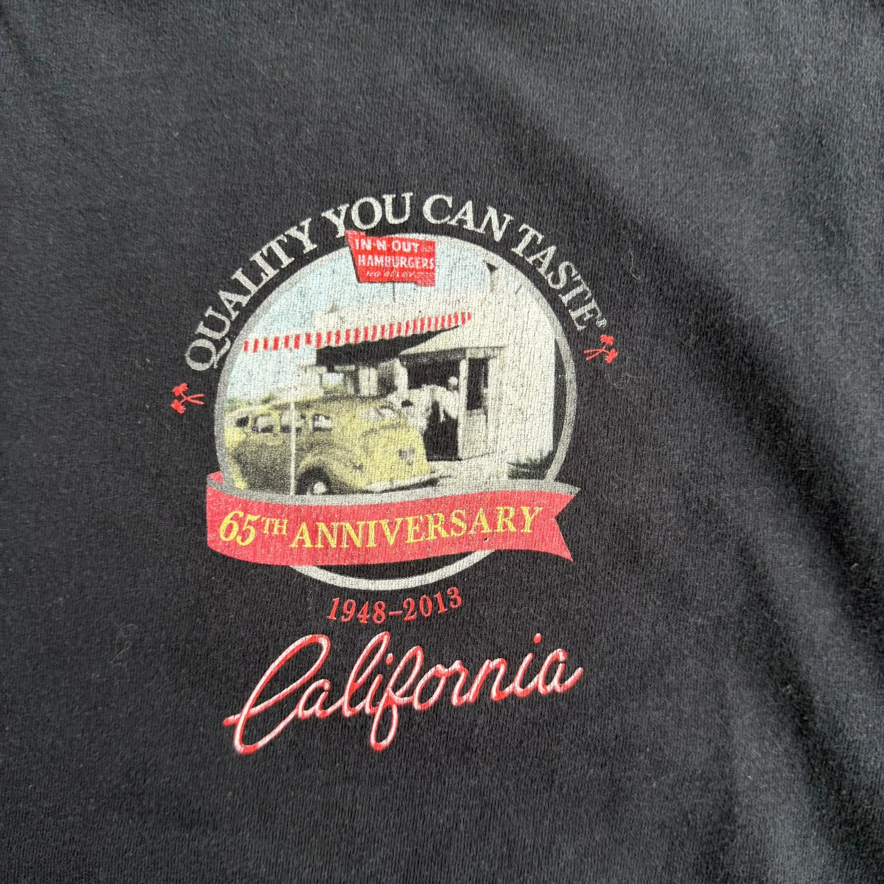 J- Vintage '13 In & Out Burger California 65th Anniversary Graphic Tee - XL sold by HG Vintage product image thumbnail 2
