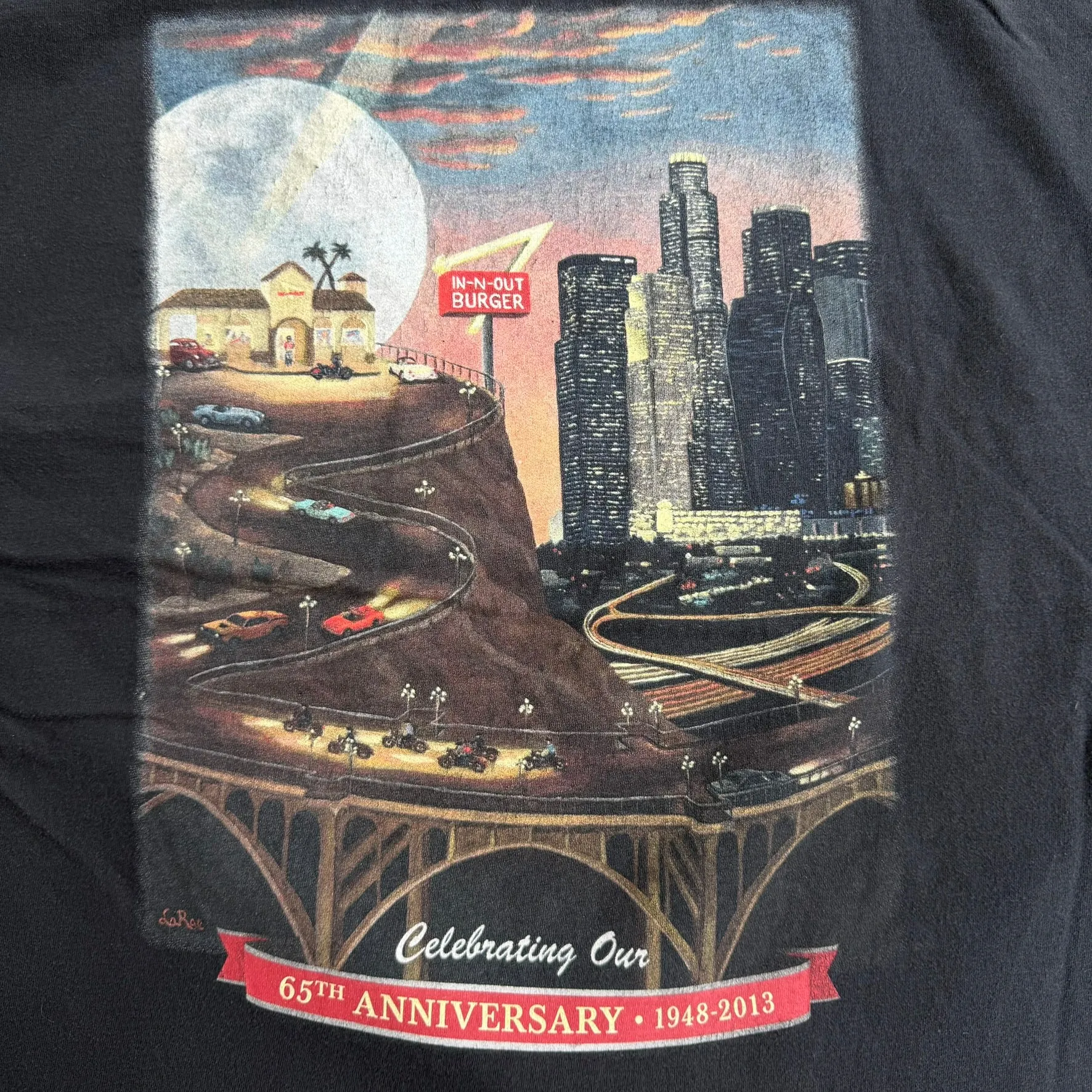 J- Vintage '13 In & Out Burger California 65th Anniversary Graphic Tee - XL sold by HG Vintage product image thumbnail 5