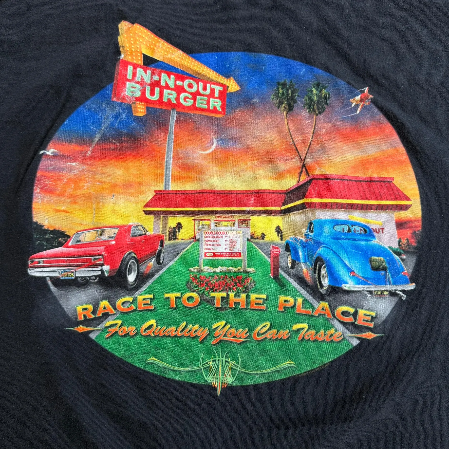 J- In & Out Burger California Race To The Place Graphic Tee - L sold by HG Vintage product image thumbnail 5