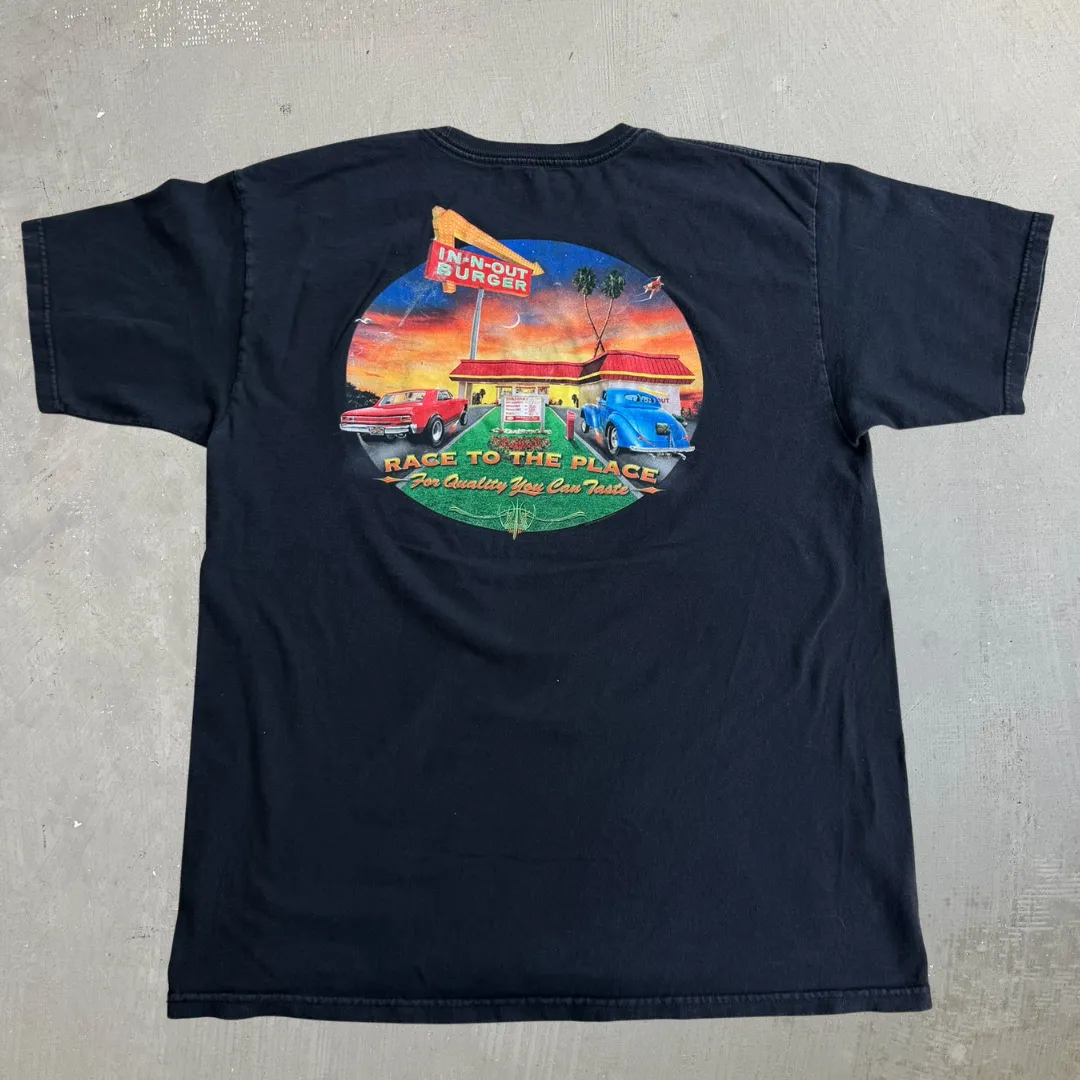 J- In & Out Burger California Race To The Place Graphic Tee - L sold by HG Vintage product image thumbnail 4
